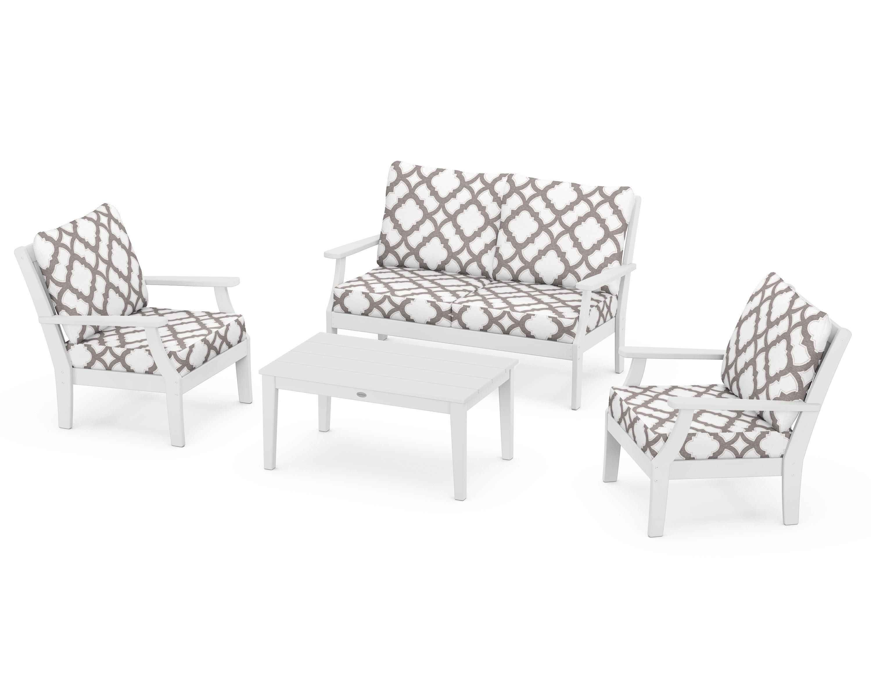 Braxton 4-Piece Deep Seating Chair Set