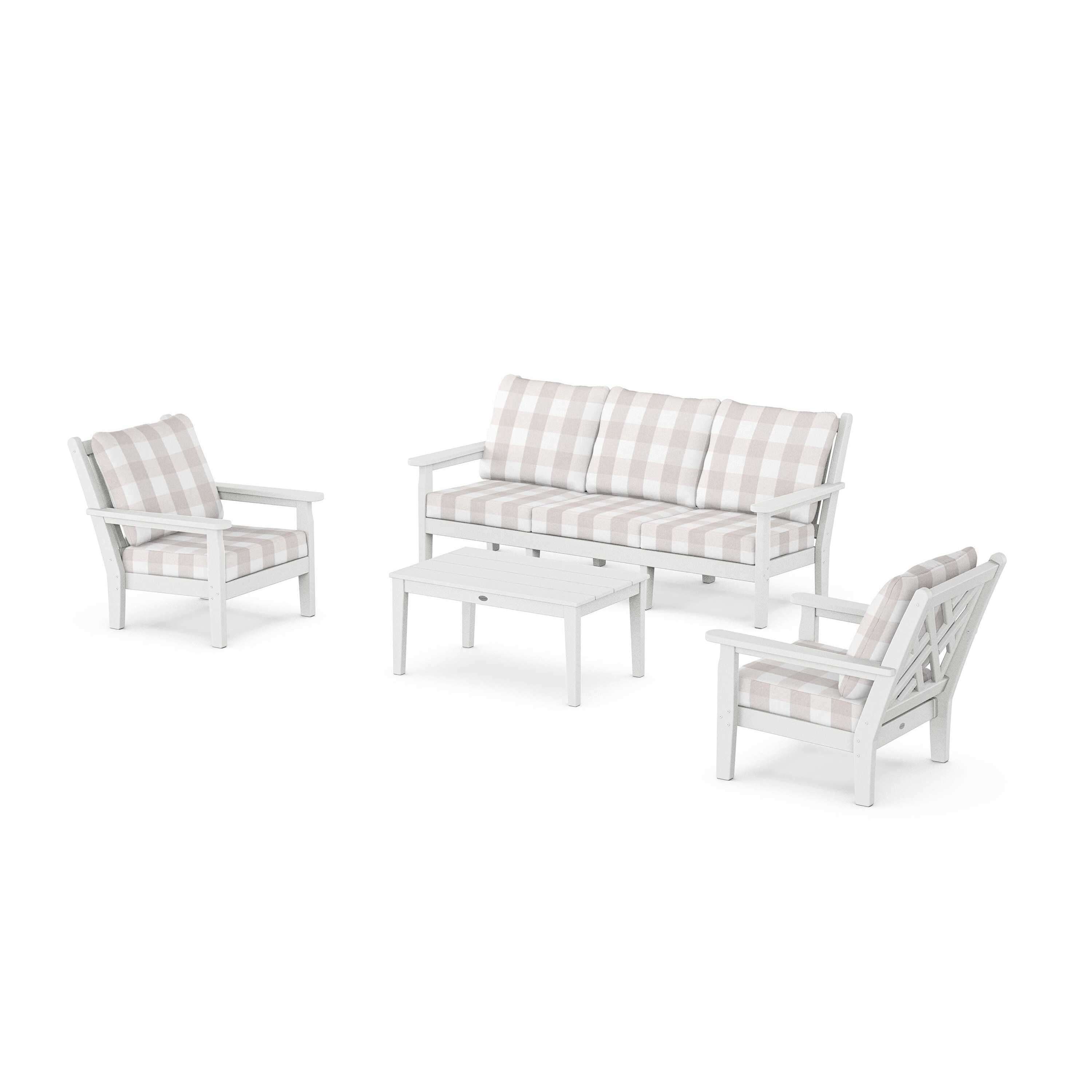 Chippendale 4-Piece Deep Seating Set with Sofa