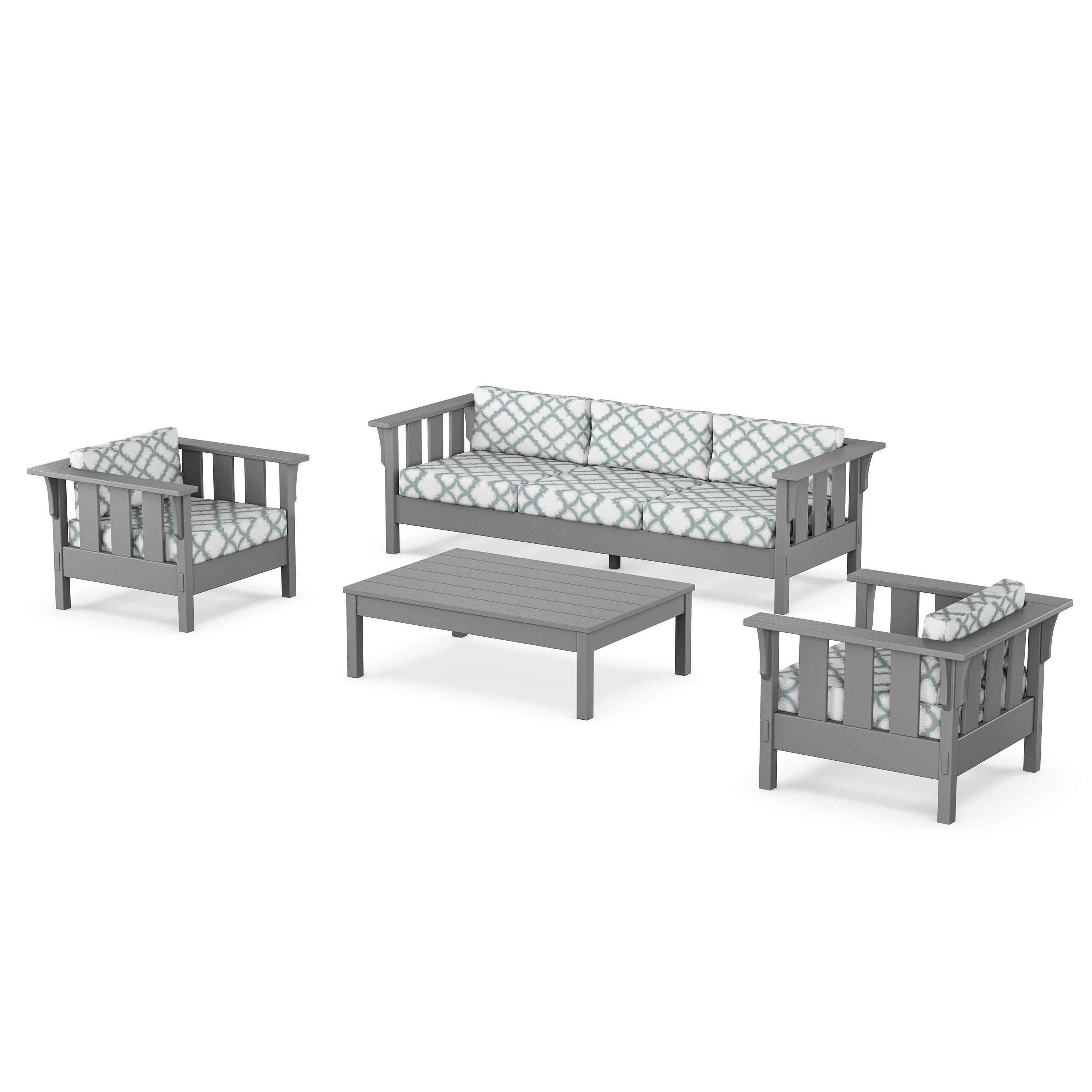 Acadia 4-Piece Deep Seating Set with Sofa