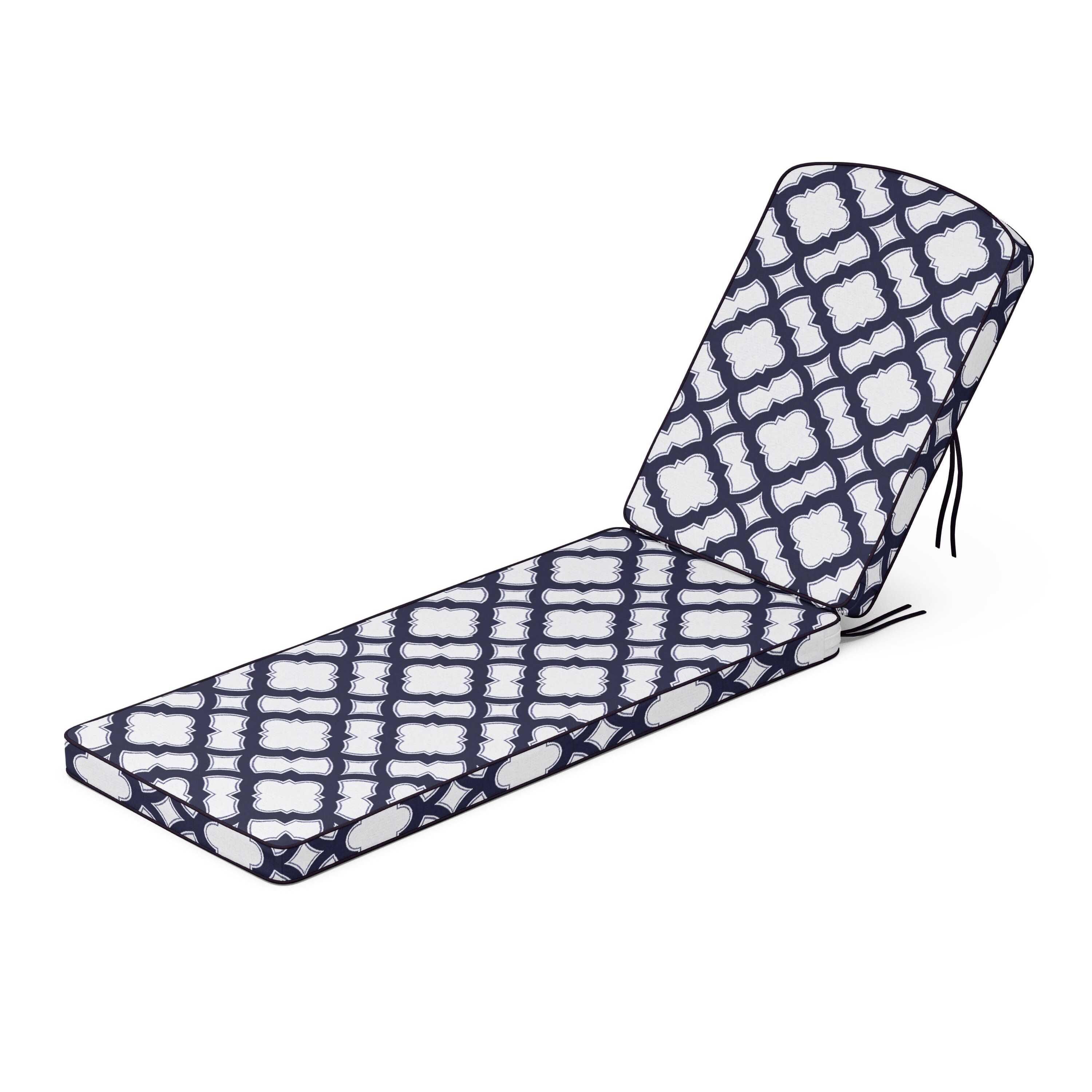 Chinoiserie Chaise Cushion