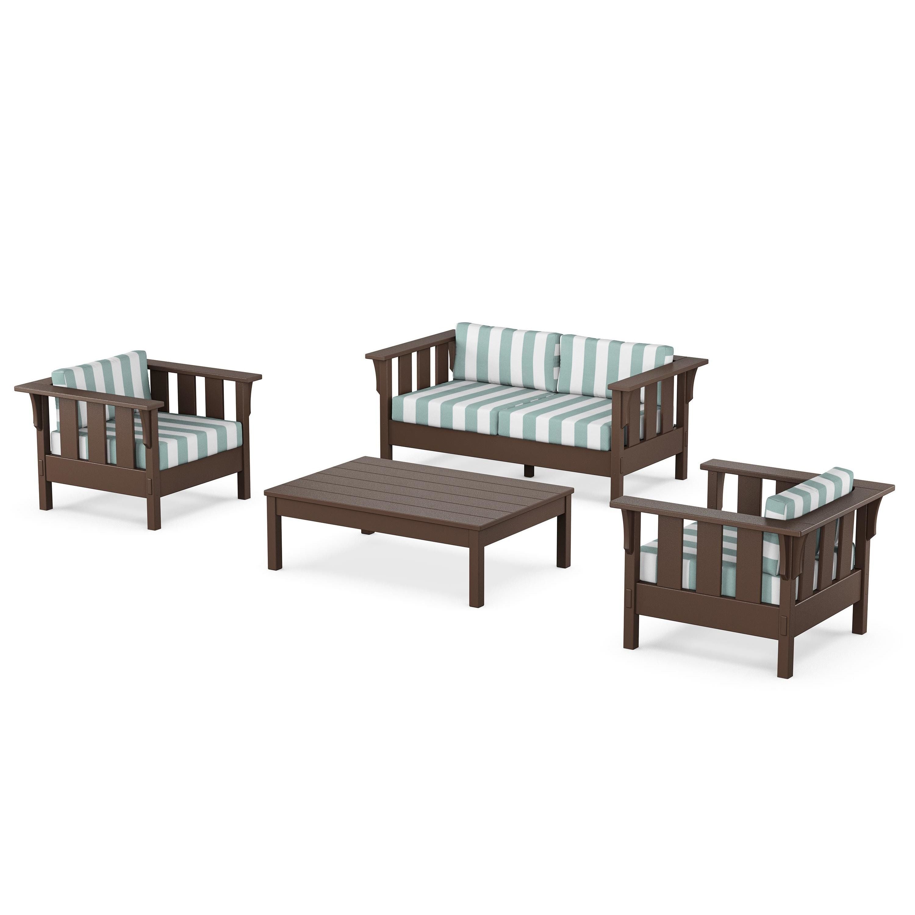 Acadia 4-Piece Deep Seating Set with Loveseat