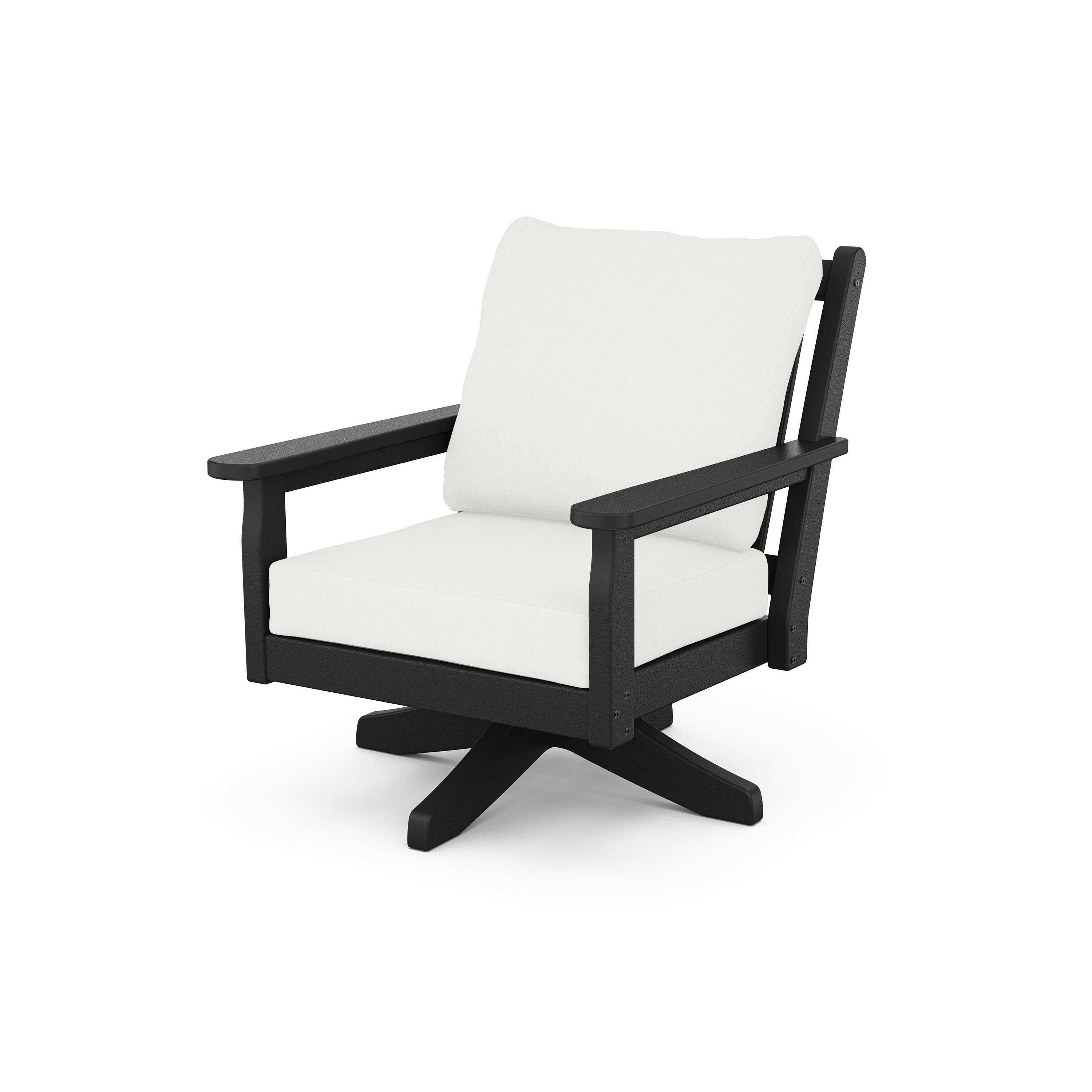 Chippendale Deep Seating Swivel Chair