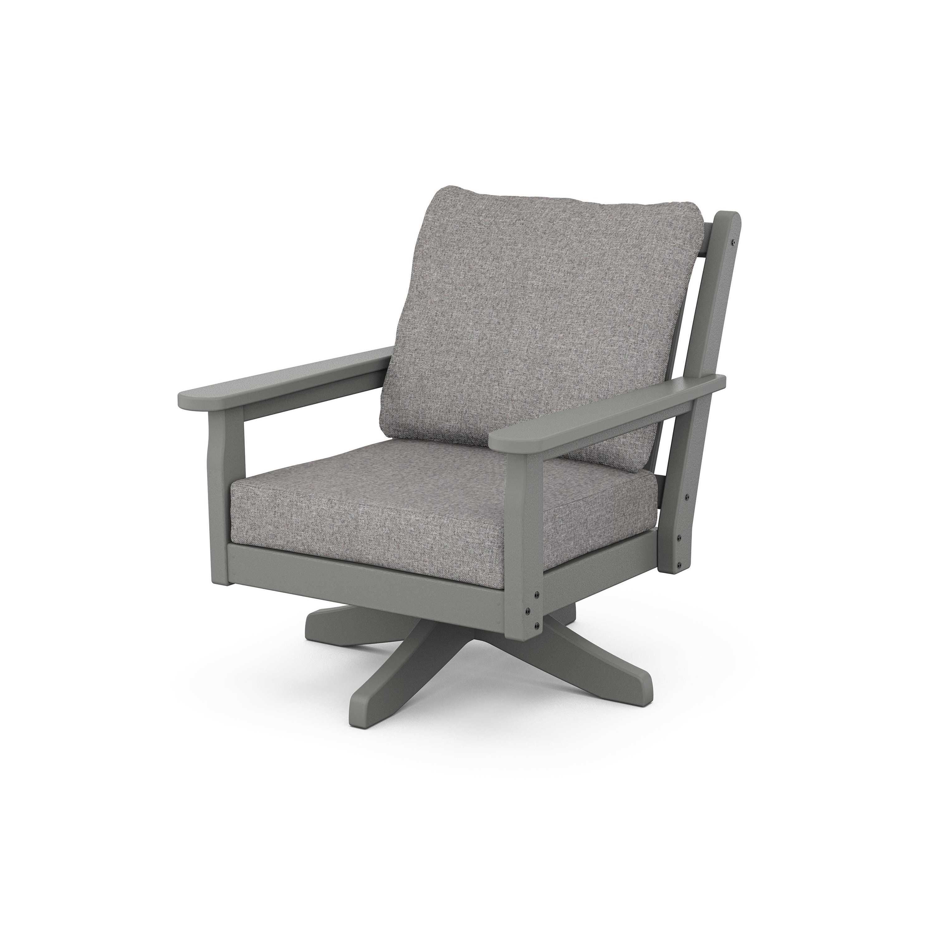 Chippendale Deep Seating Swivel Chair