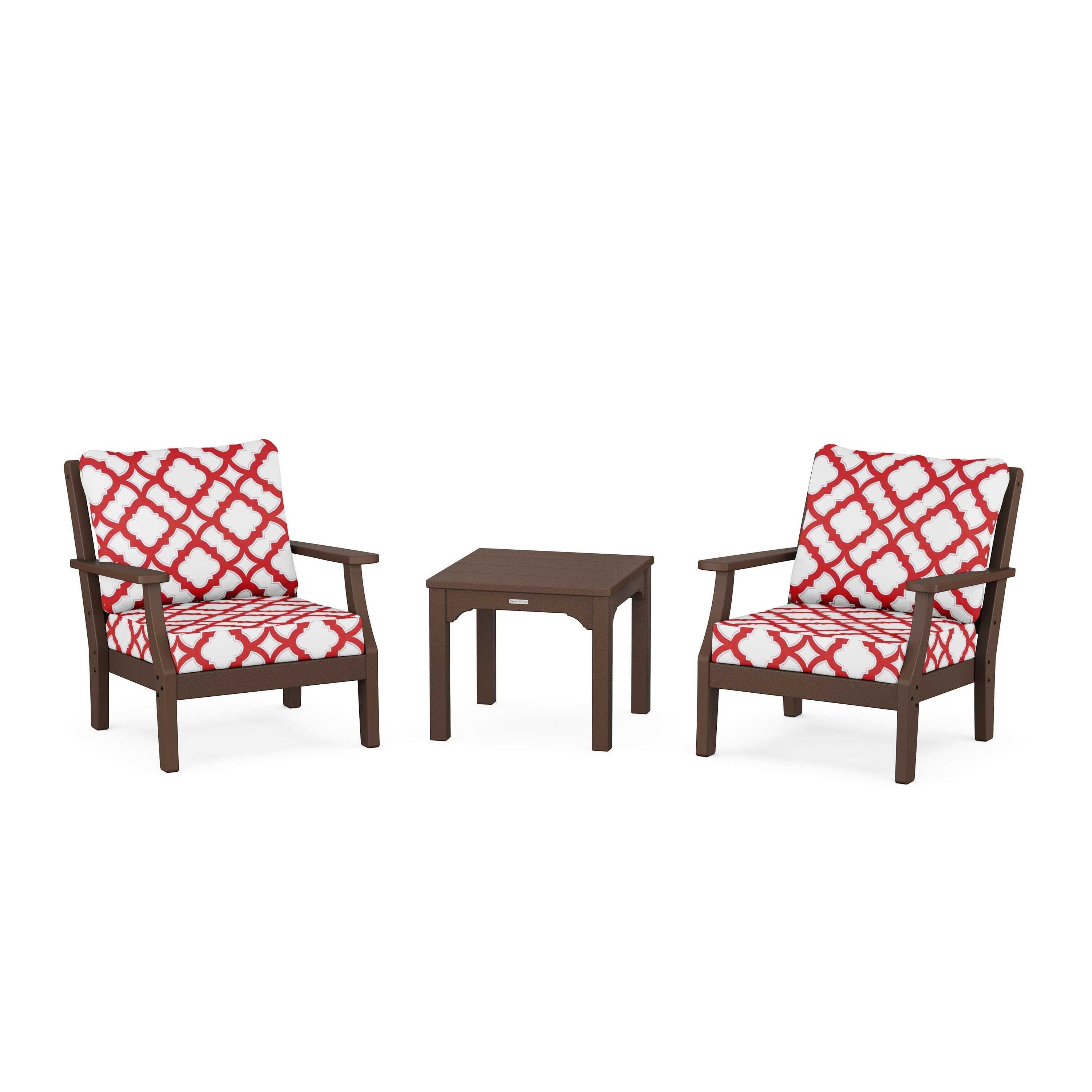Chinoiserie 3-Piece Deep Seating Set