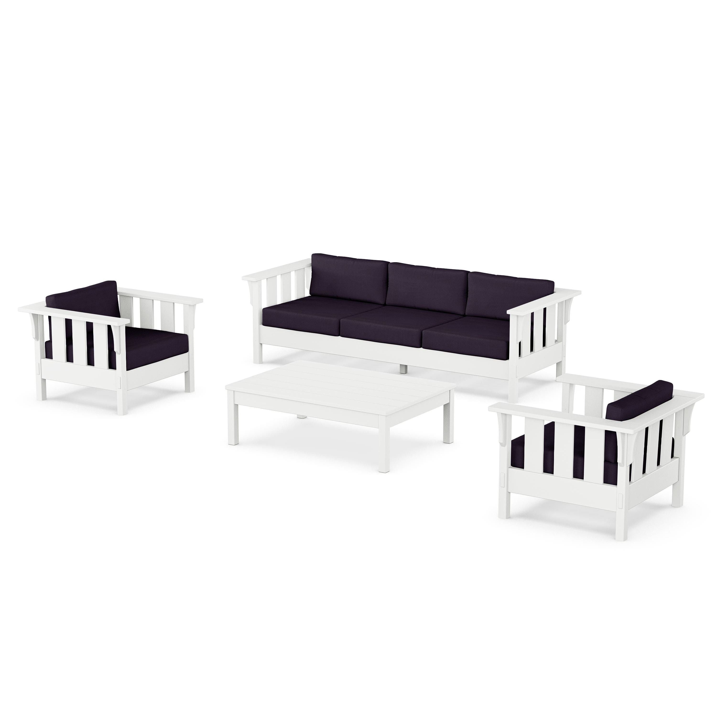 Acadia 4-Piece Deep Seating Set with Sofa