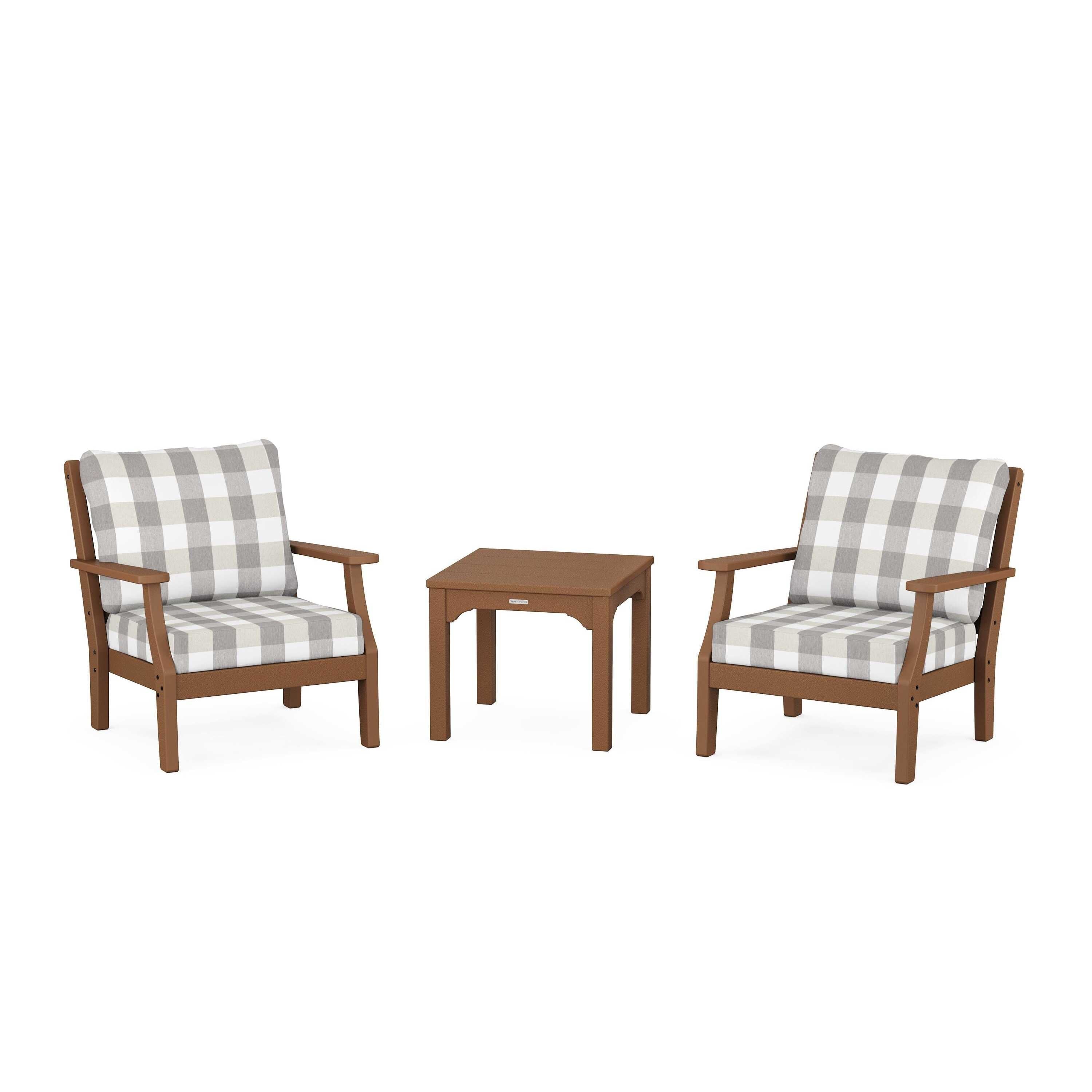 Chinoiserie 3-Piece Deep Seating Set