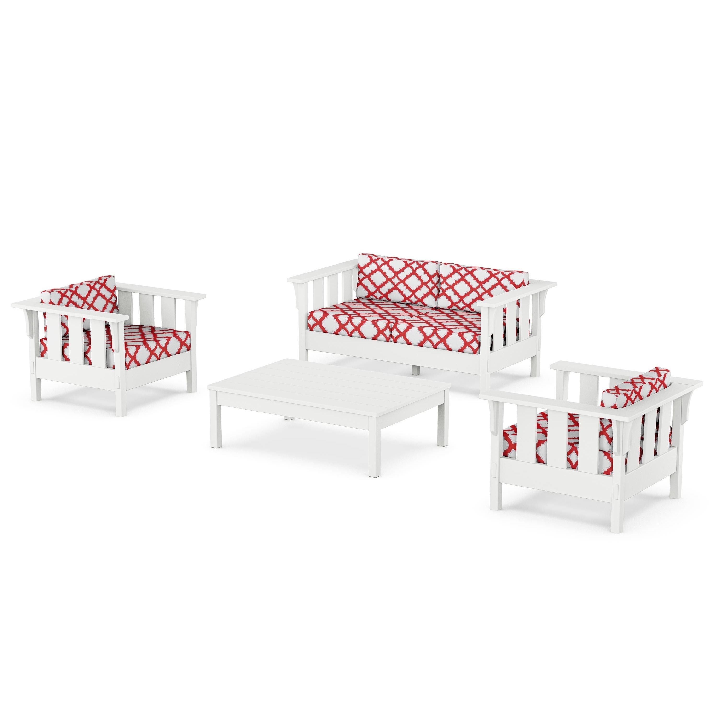 Acadia 4-Piece Deep Seating Set with Loveseat