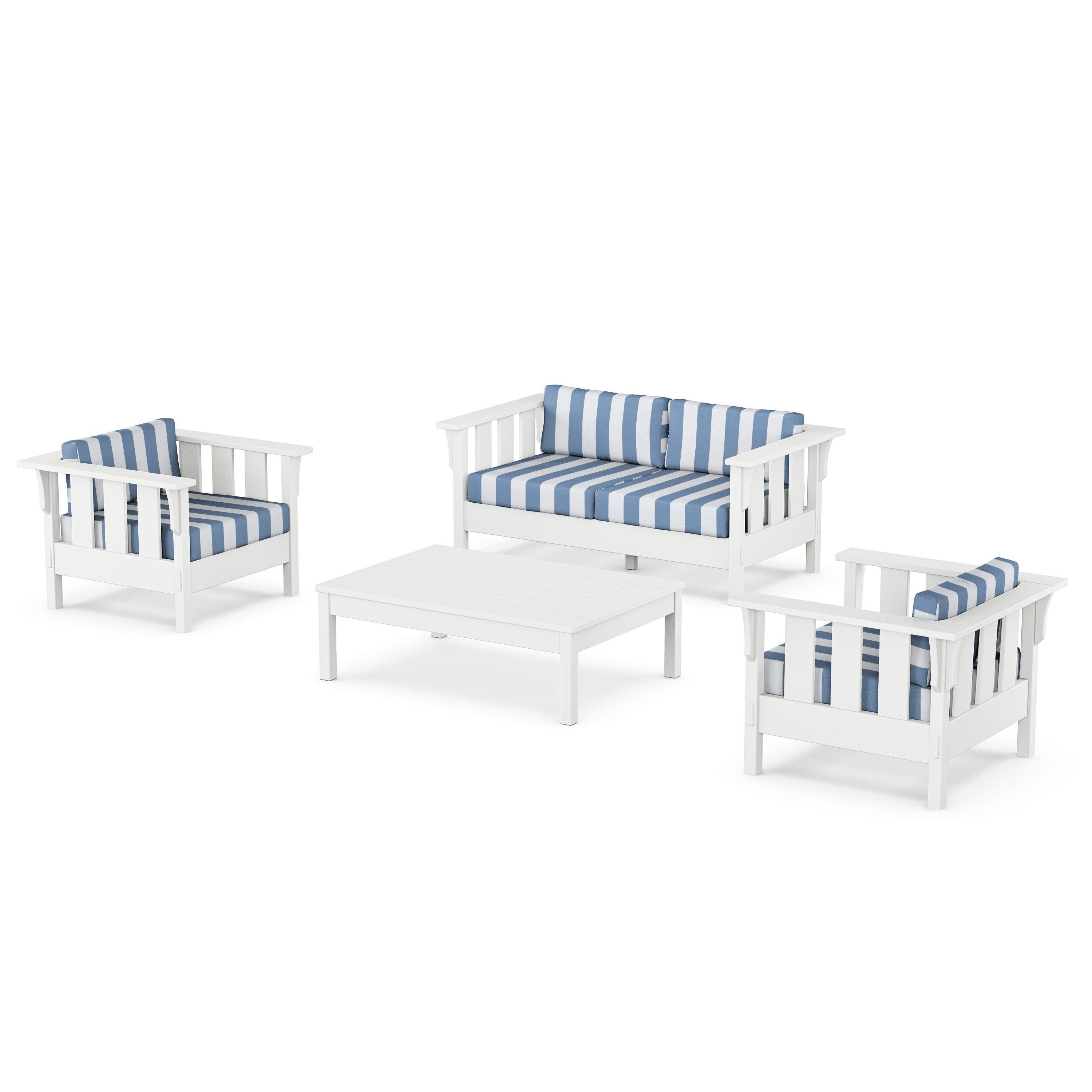 Acadia 4-Piece Deep Seating Set with Loveseat
