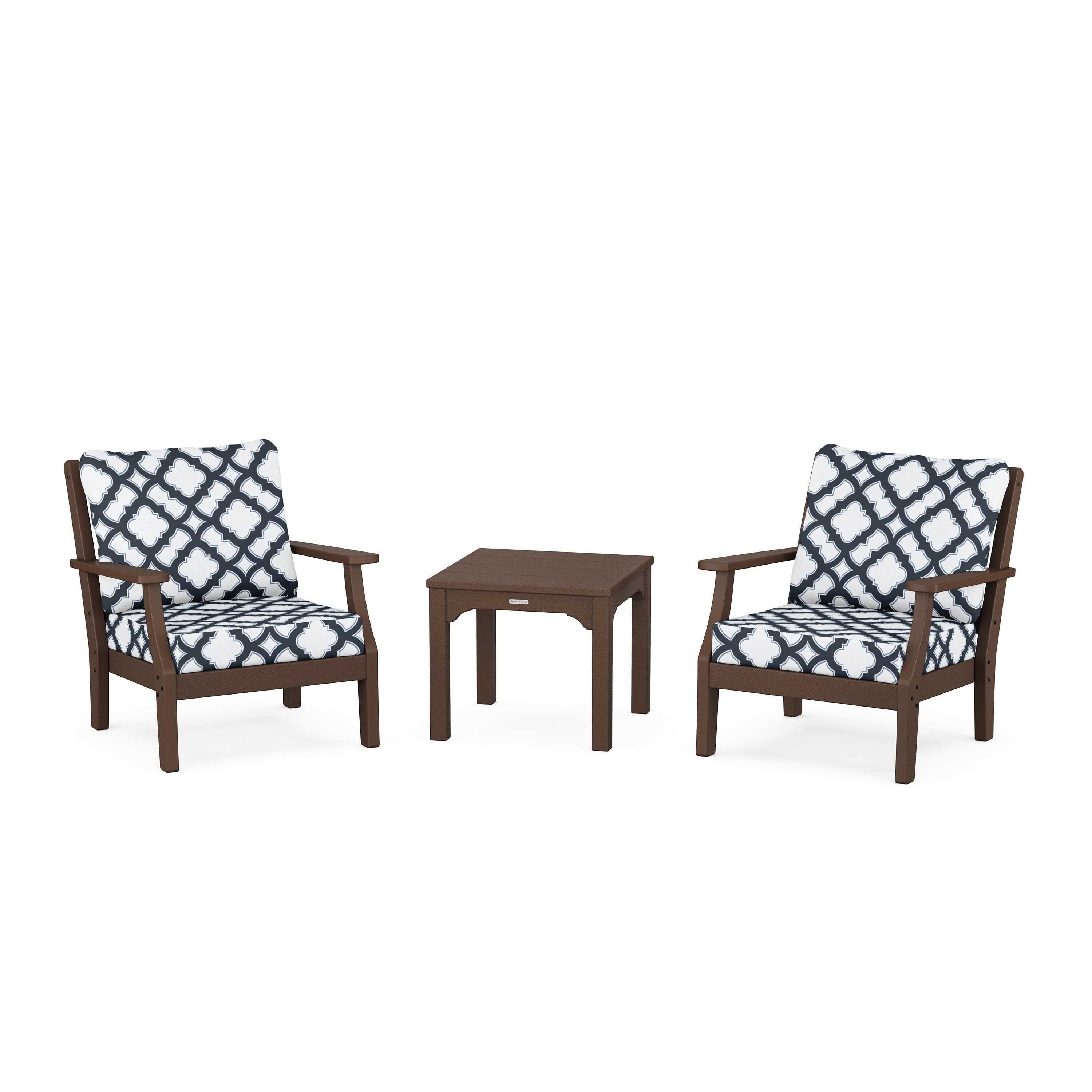 Chinoiserie 3-Piece Deep Seating Set