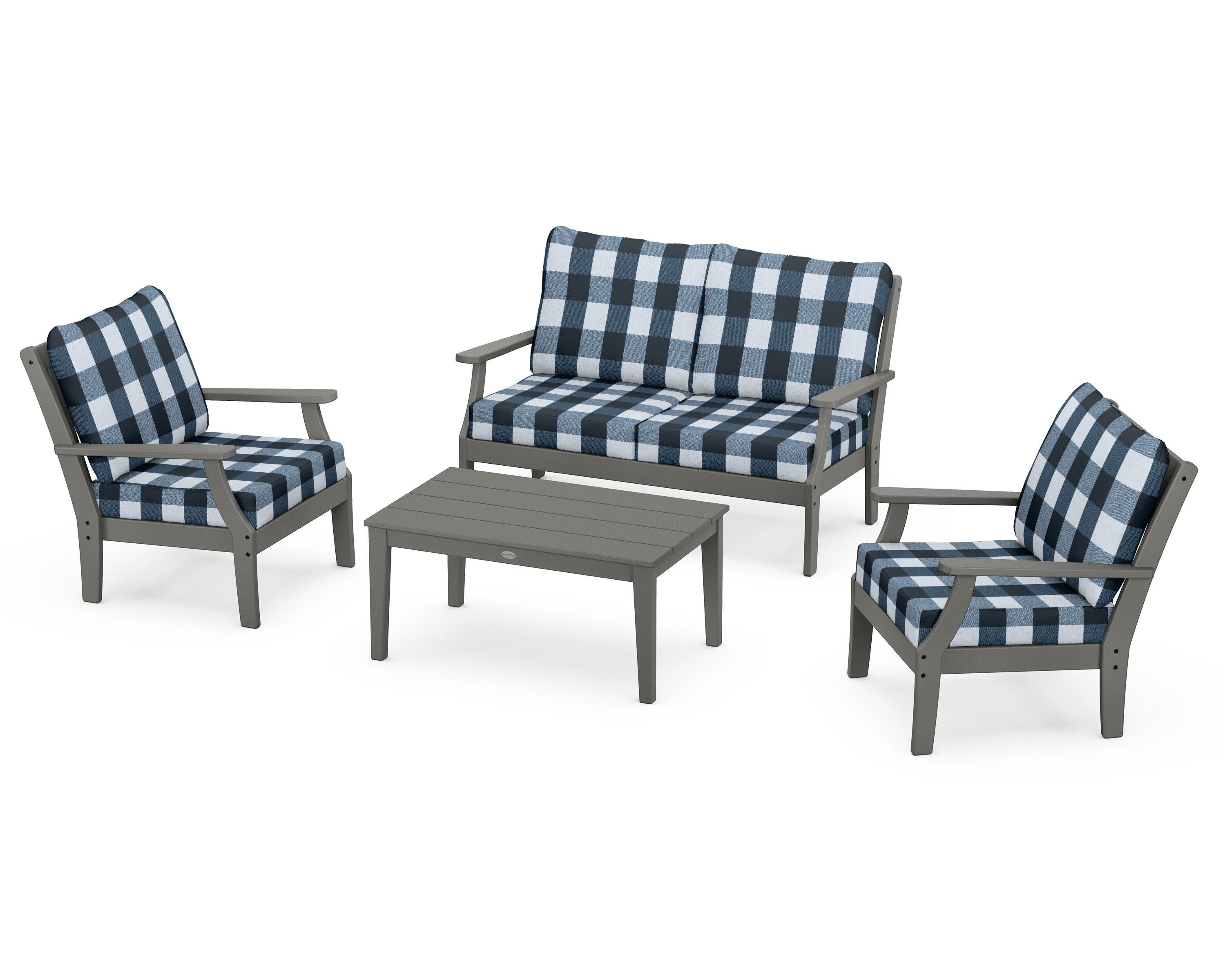 Braxton 4-Piece Deep Seating Chair Set