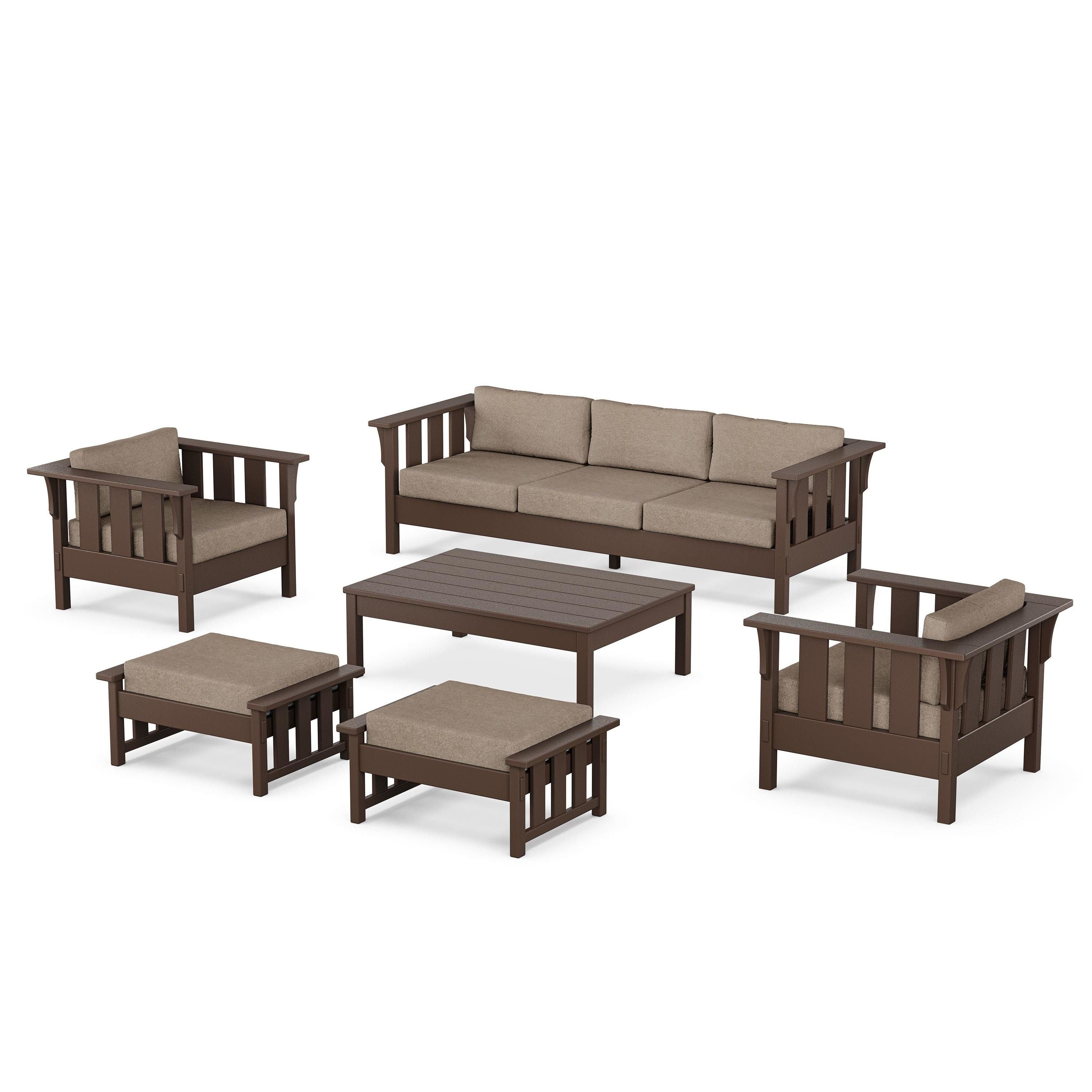 Acadia 6-Piece Lounge Sofa Set