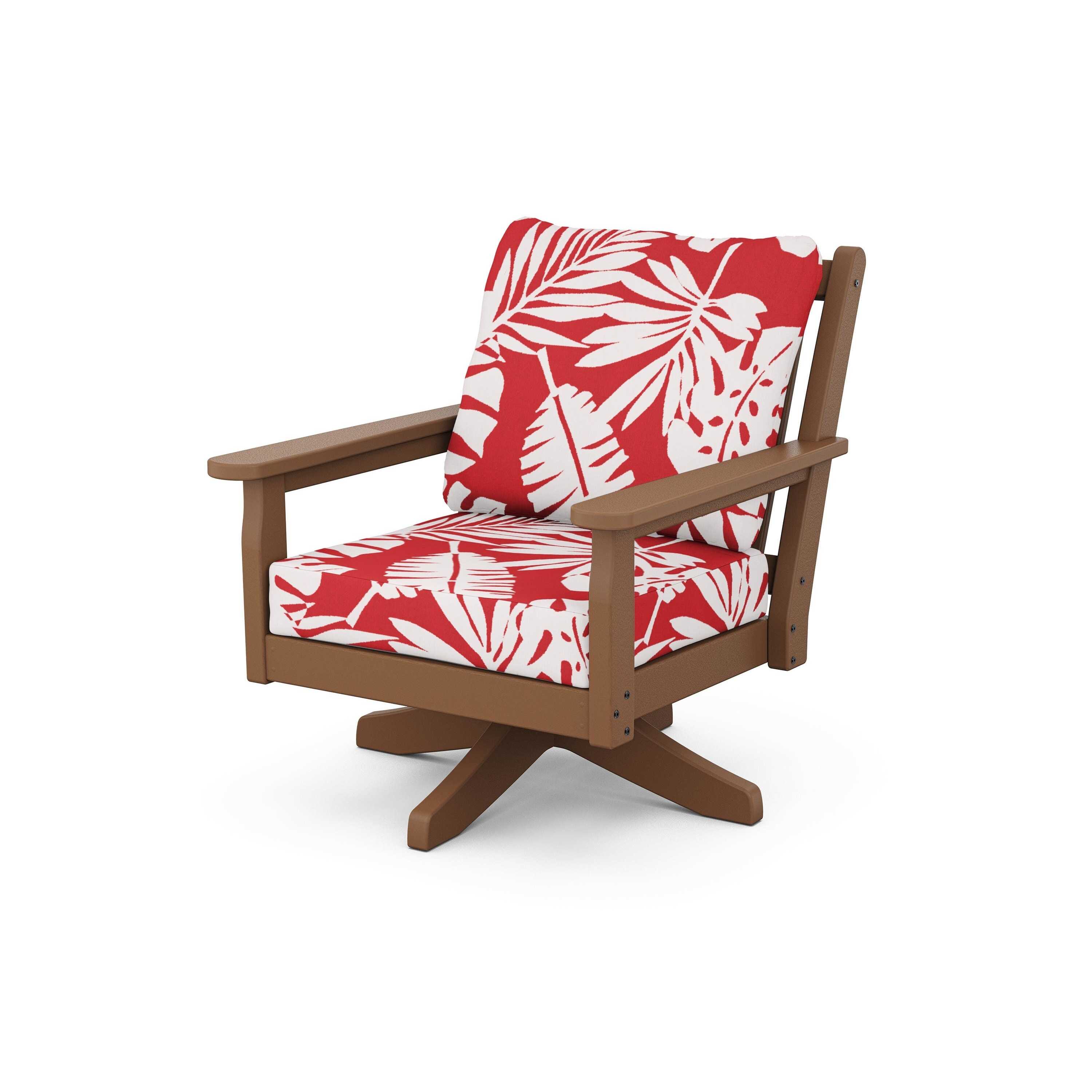 Chippendale Deep Seating Swivel Chair