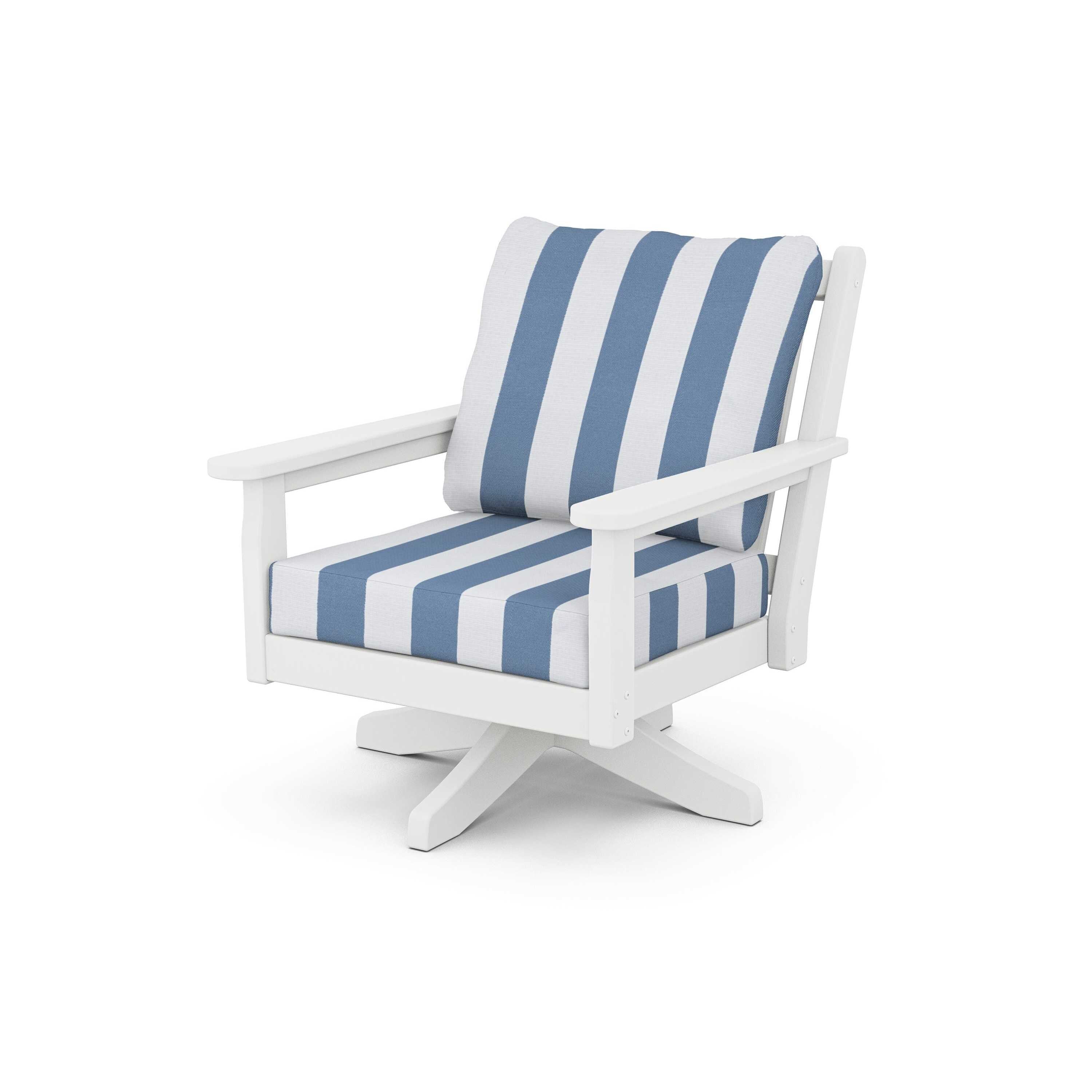 Chippendale Deep Seating Swivel Chair