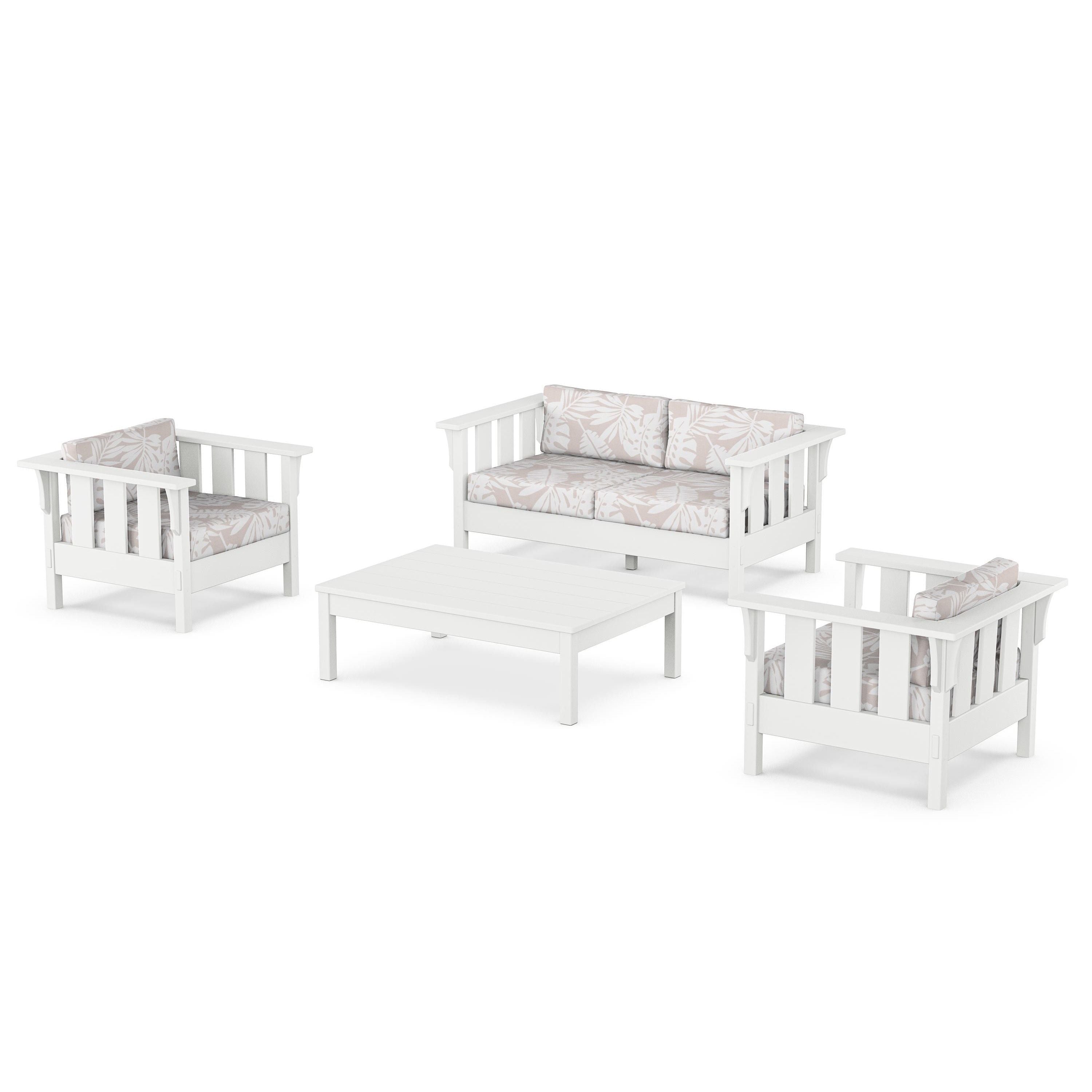 Acadia 4-Piece Deep Seating Set with Loveseat