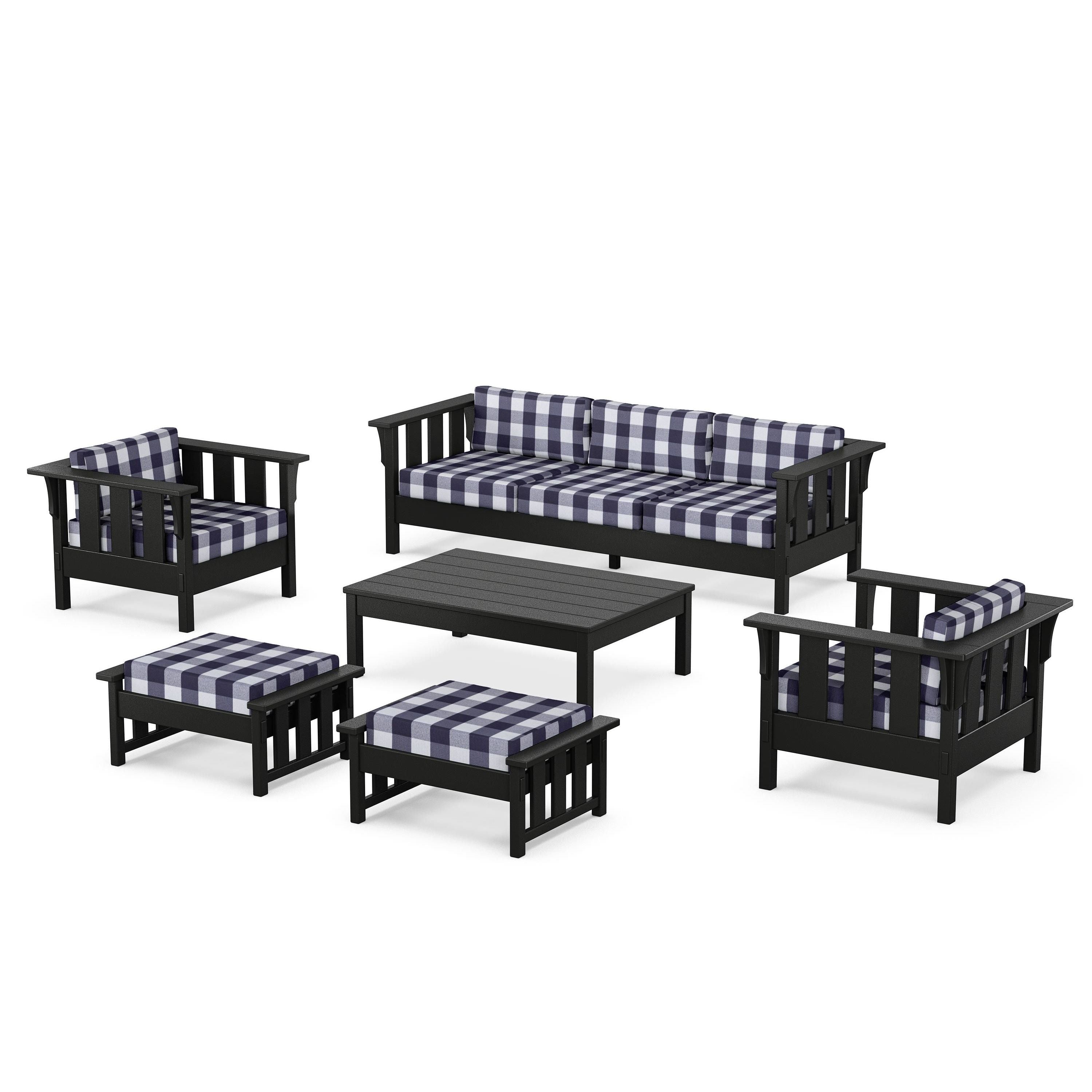Acadia 6-Piece Lounge Sofa Set