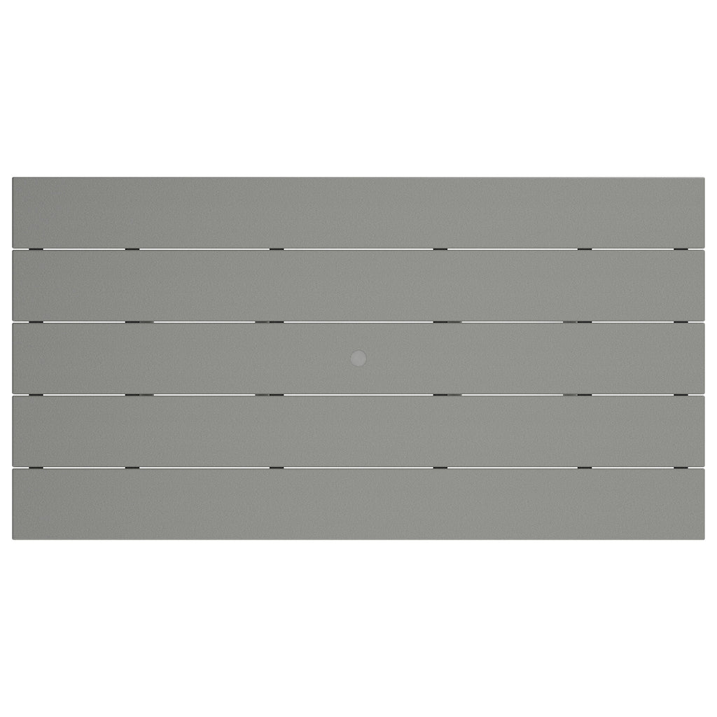 Nautical Highback 5-Piece Farmhouse Dining Set with Benches