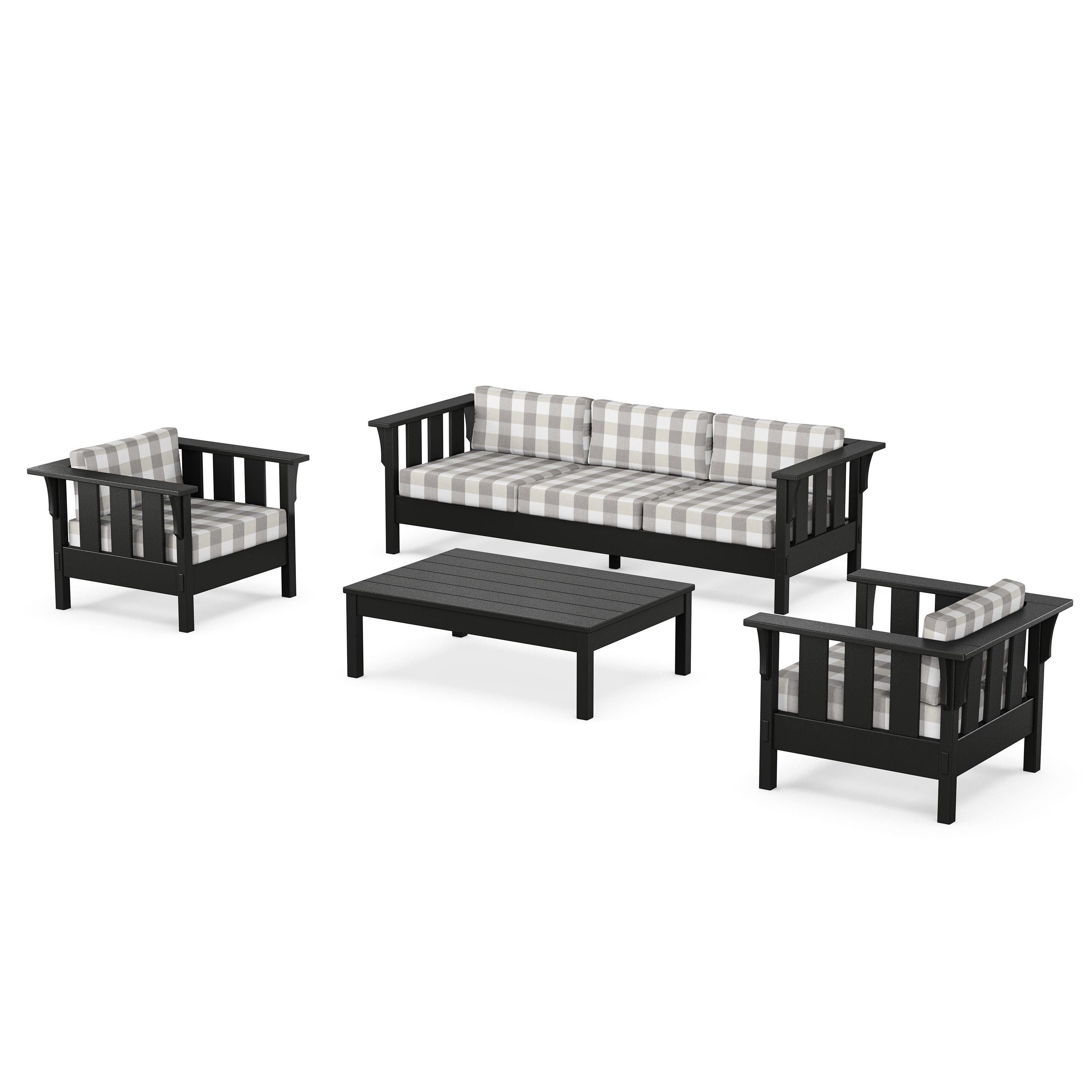 Acadia 4-Piece Deep Seating Set with Sofa