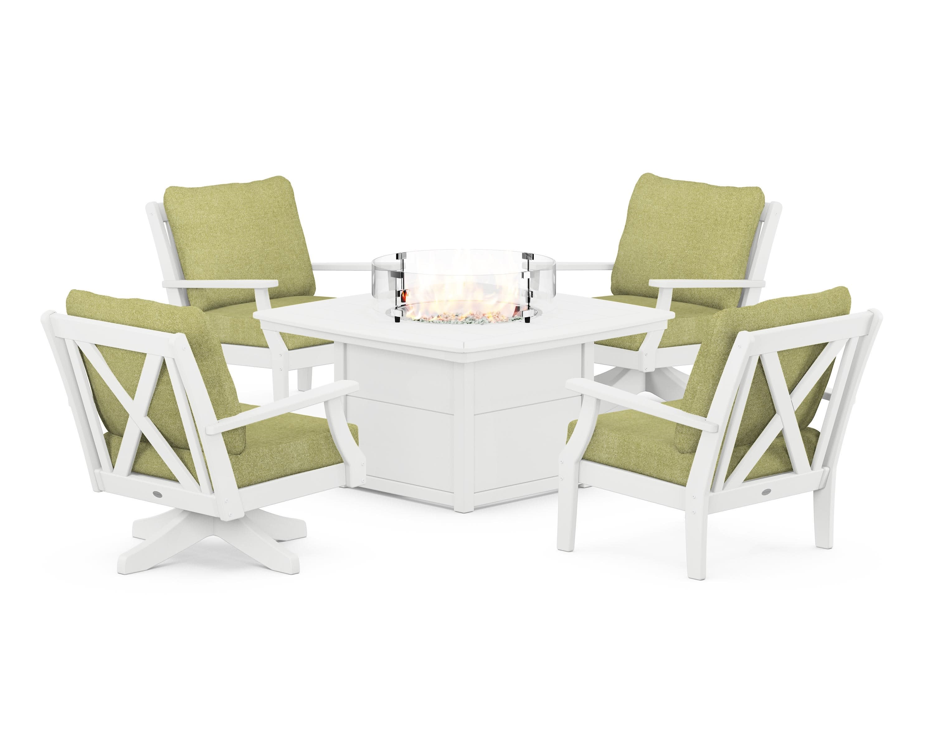 Braxton 5-Piece Deep Seating Set with Fire Table