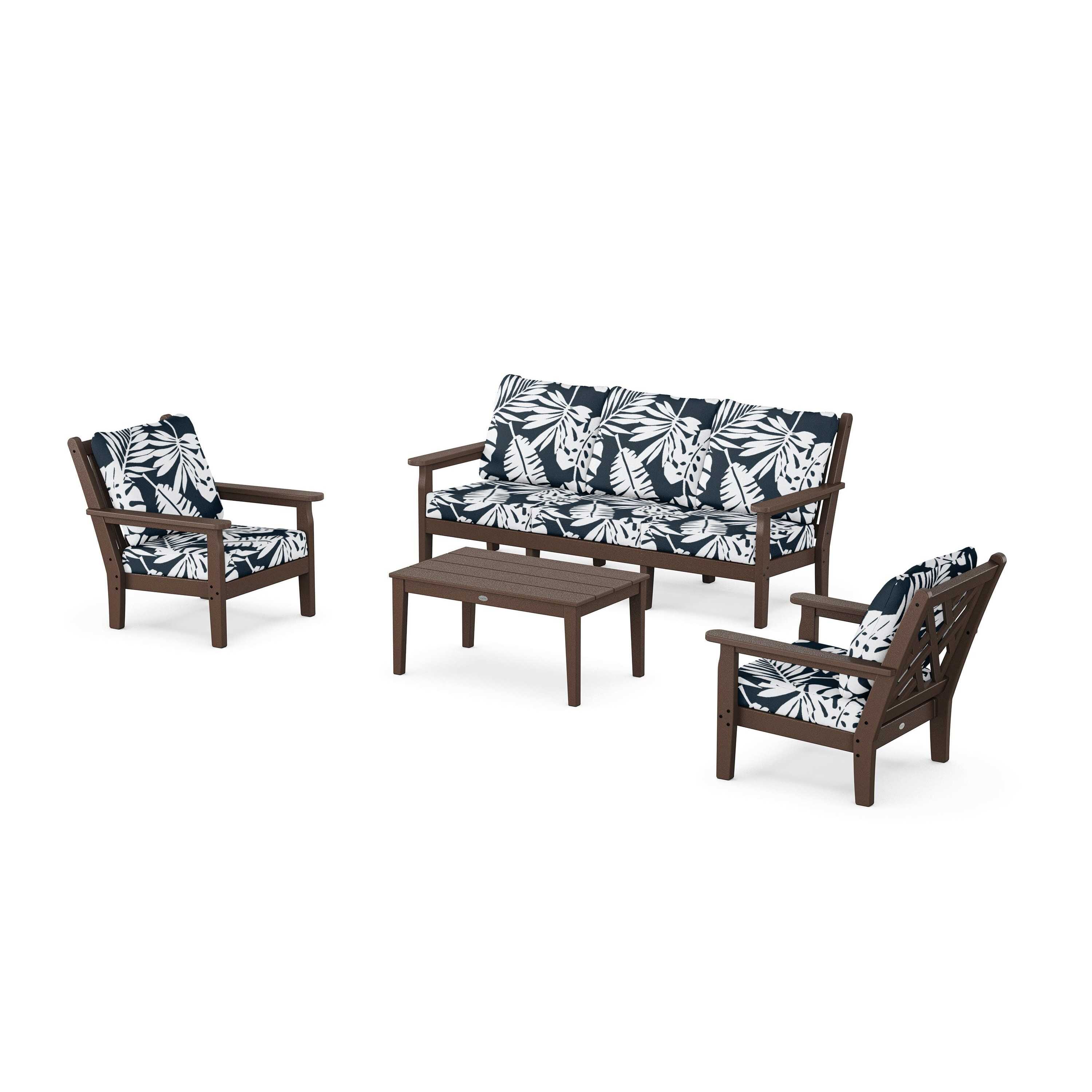 Chippendale 4-Piece Deep Seating Set with Sofa