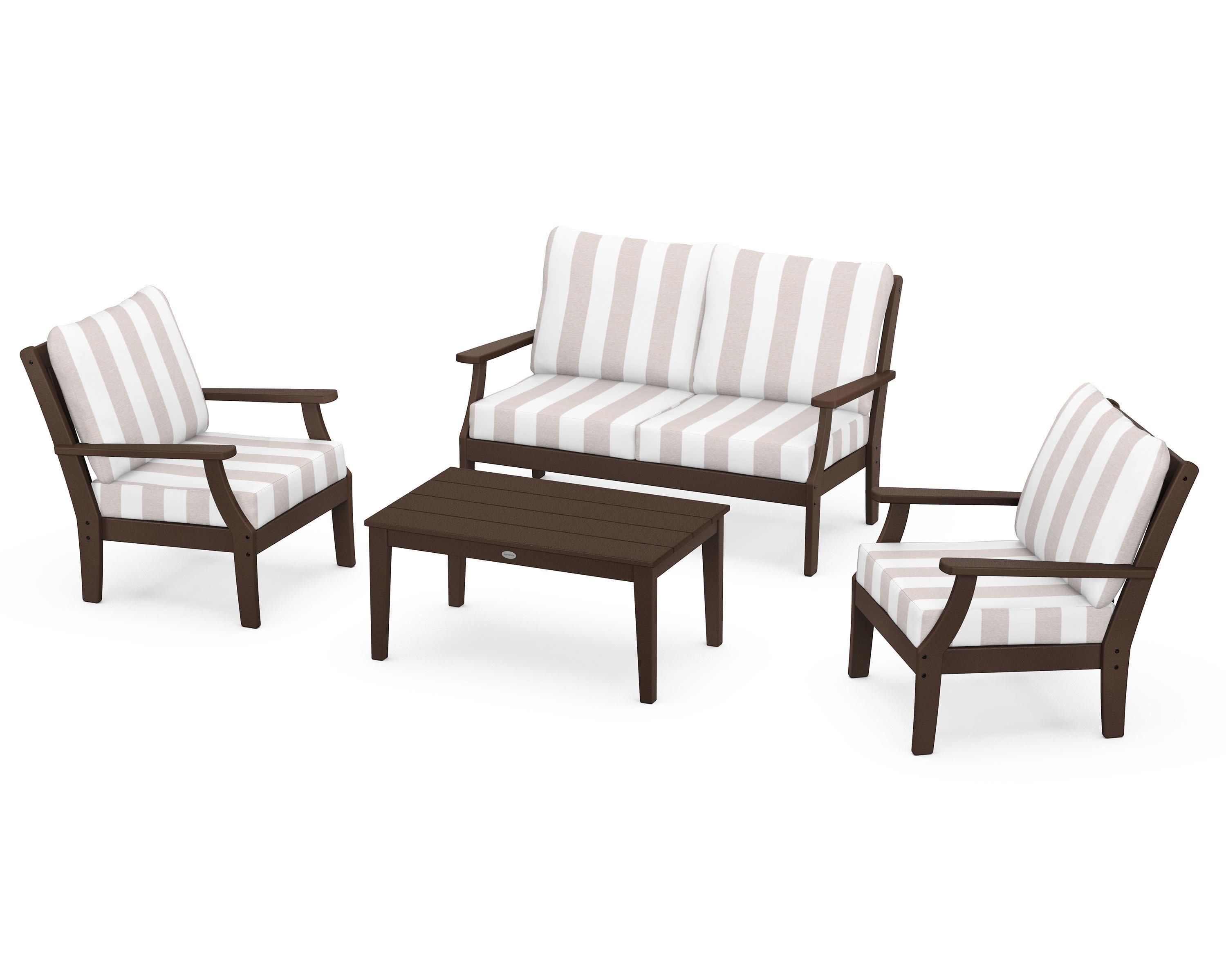 Braxton 4-Piece Deep Seating Chair Set