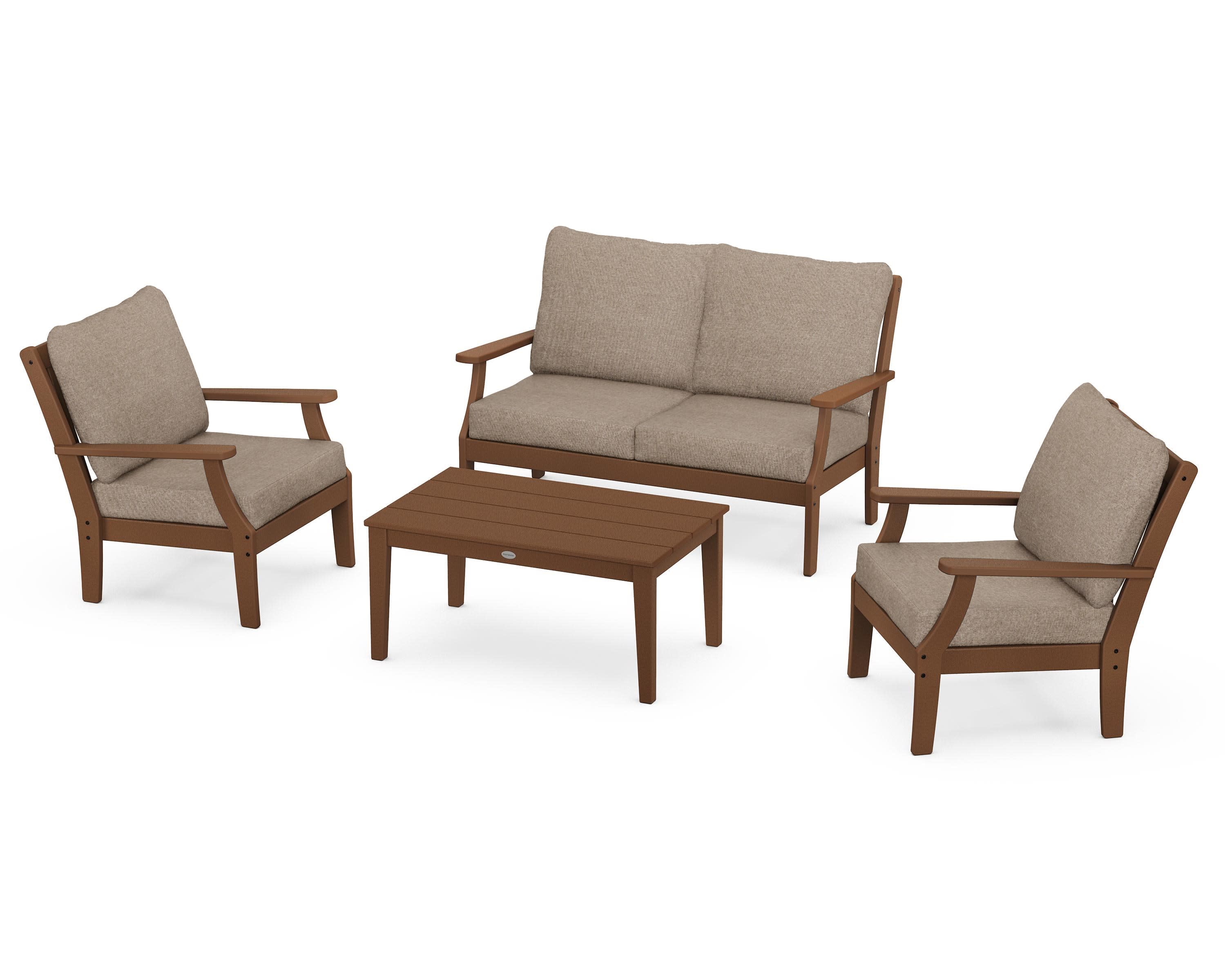 Braxton 4-Piece Deep Seating Chair Set