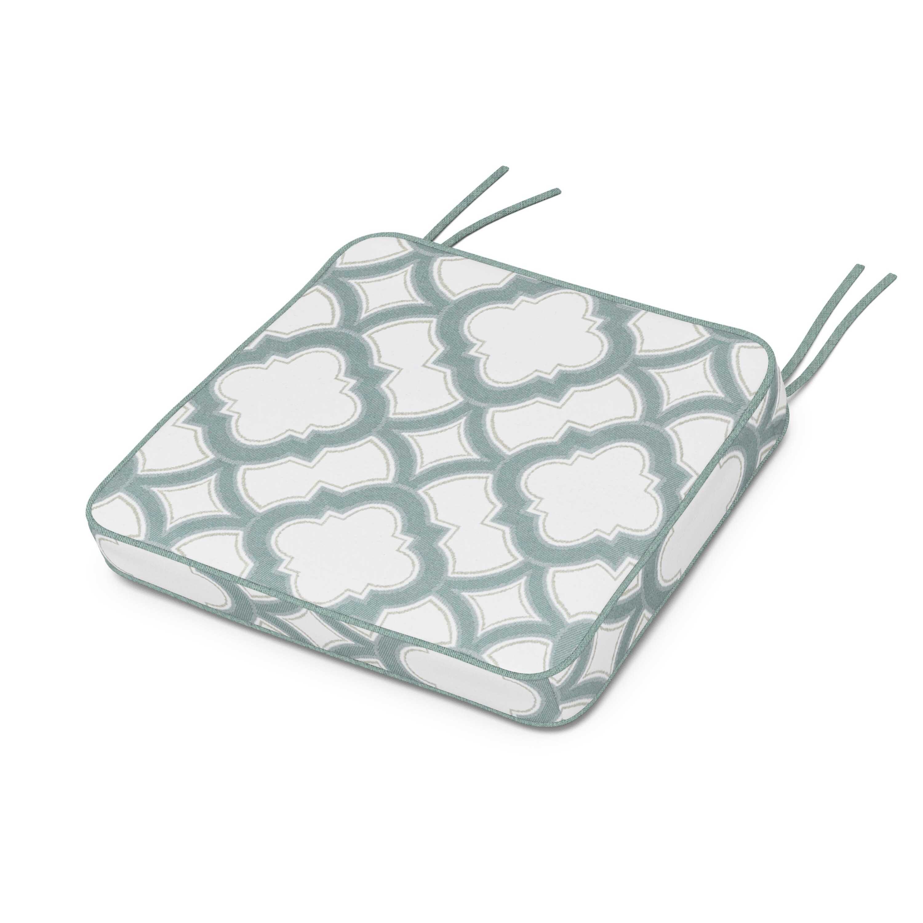 Chinoiserie Arm Chair Seat Cushion