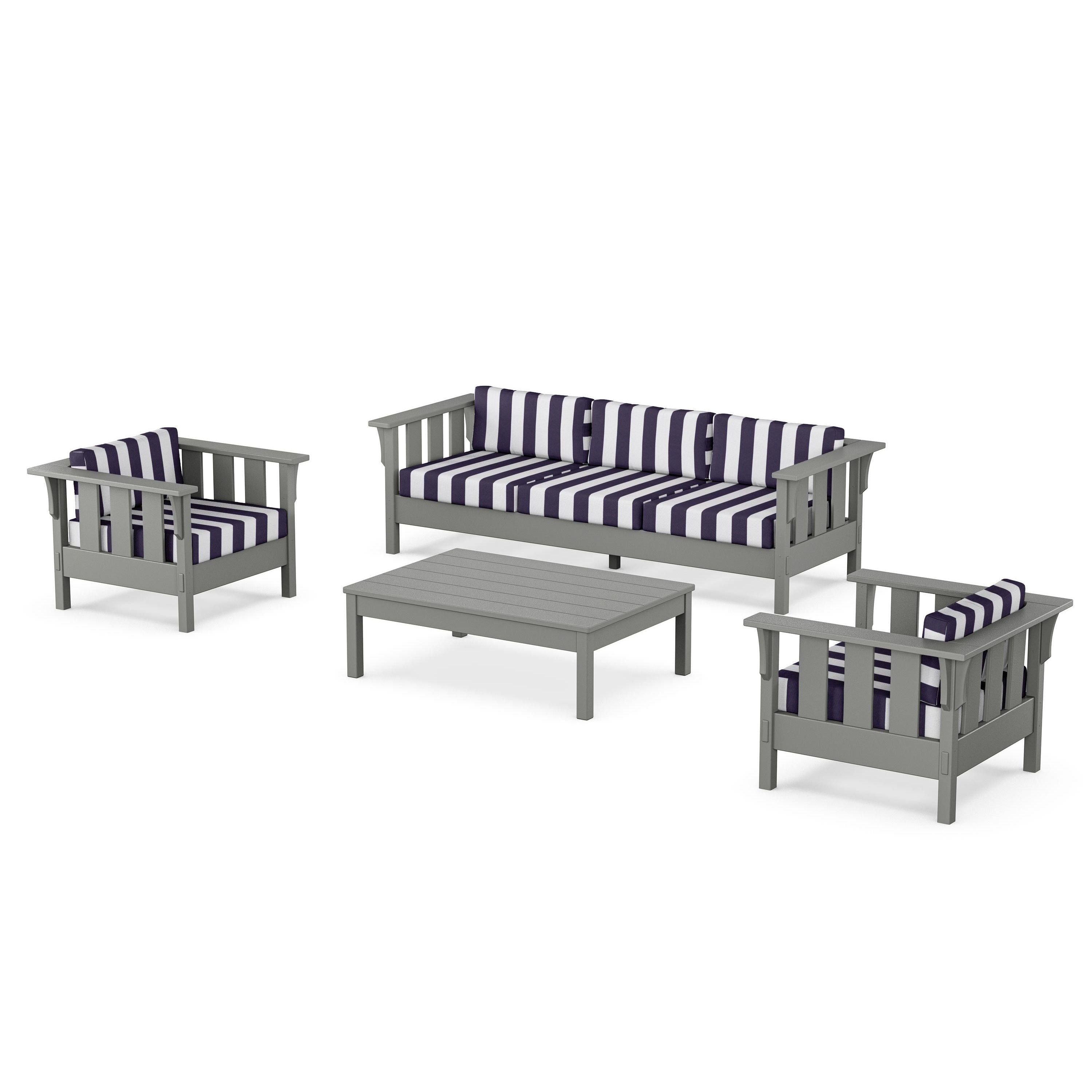 Acadia 4-Piece Deep Seating Set with Sofa