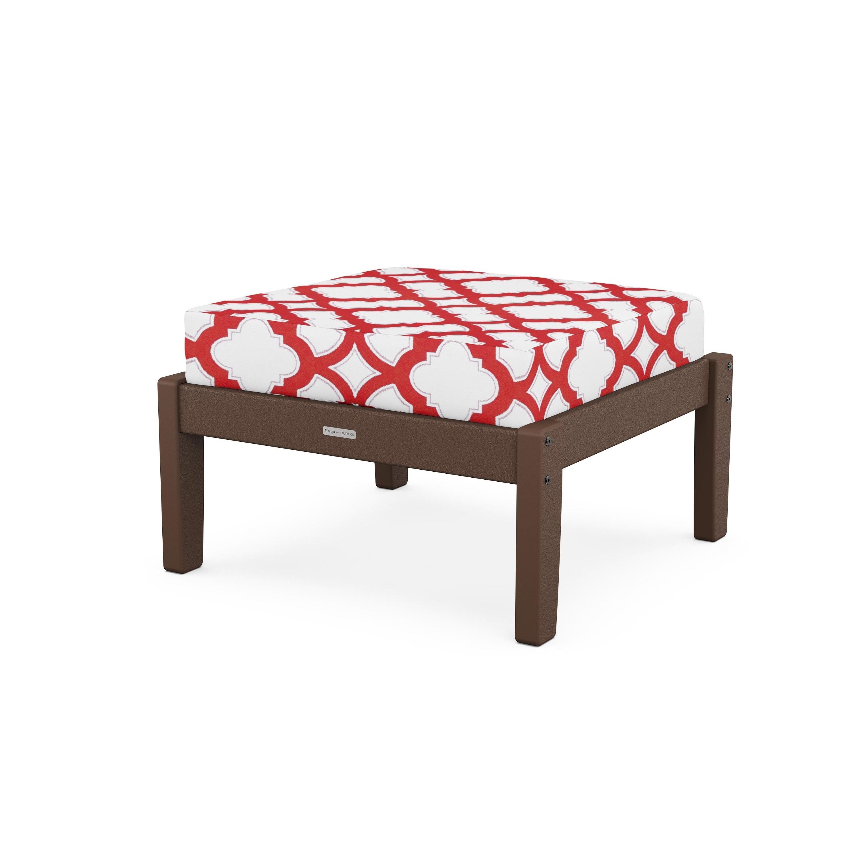 Chinoiserie Deep Seating Ottoman