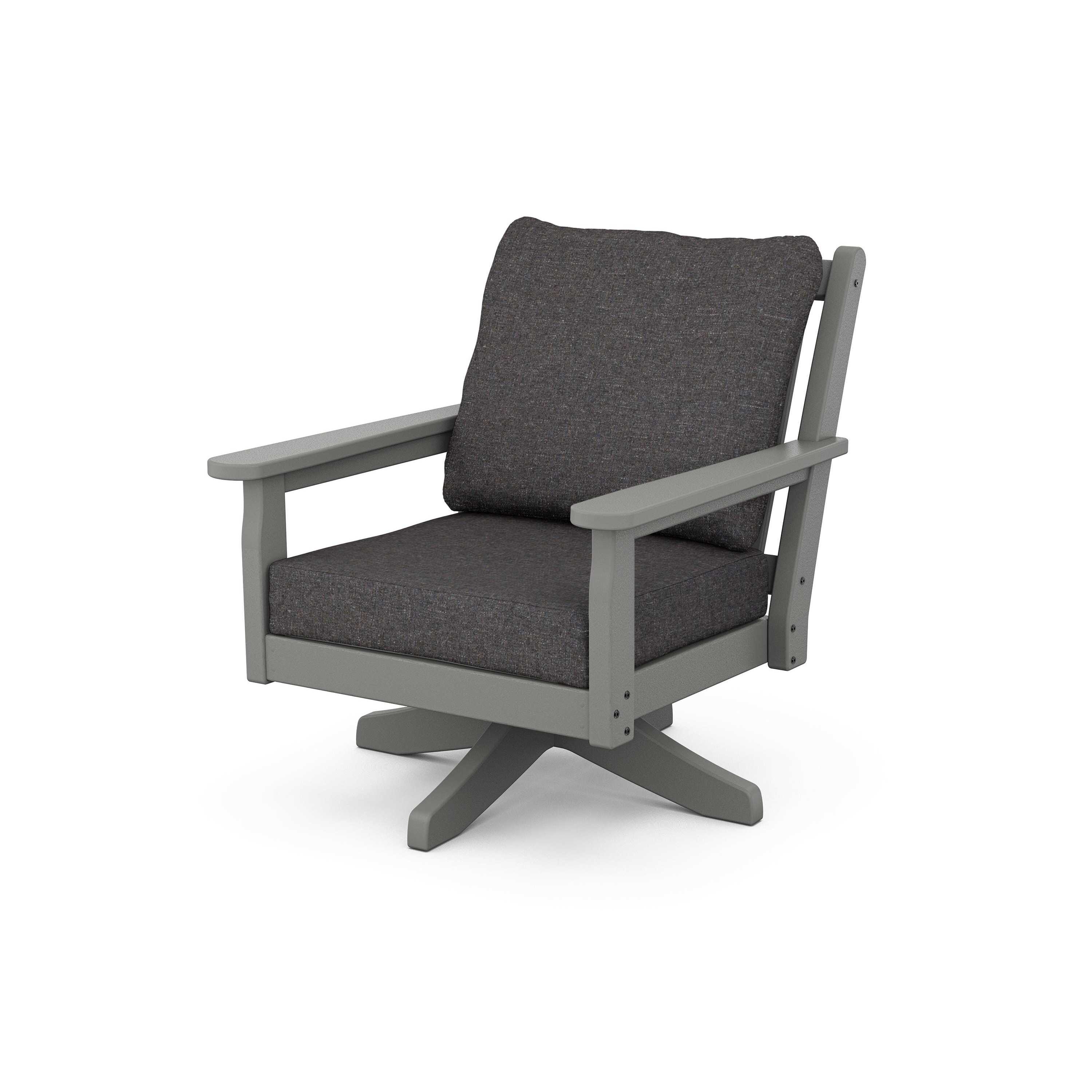 Chippendale Deep Seating Swivel Chair