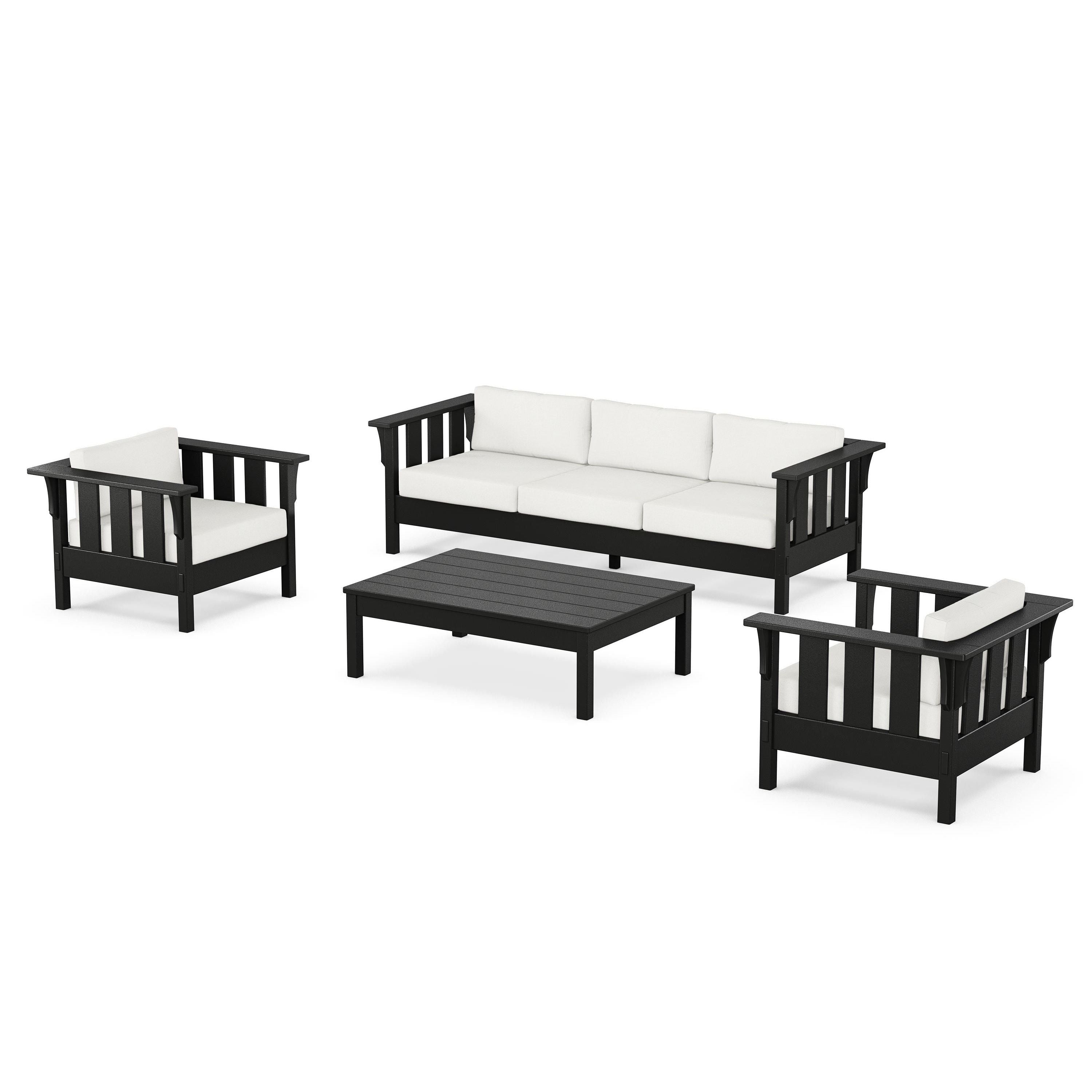 Acadia 4-Piece Deep Seating Set with Sofa
