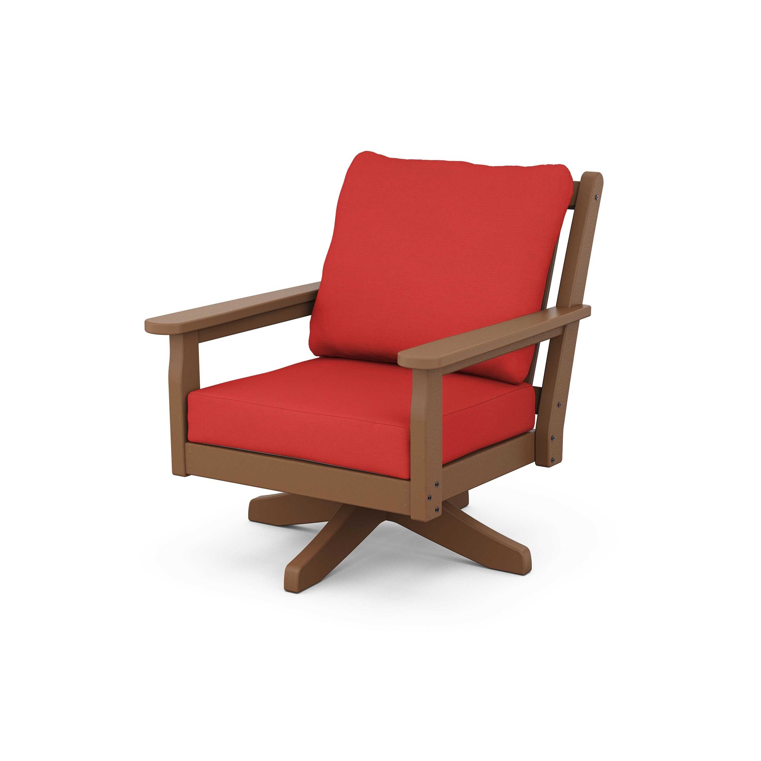 Chippendale Deep Seating Swivel Chair