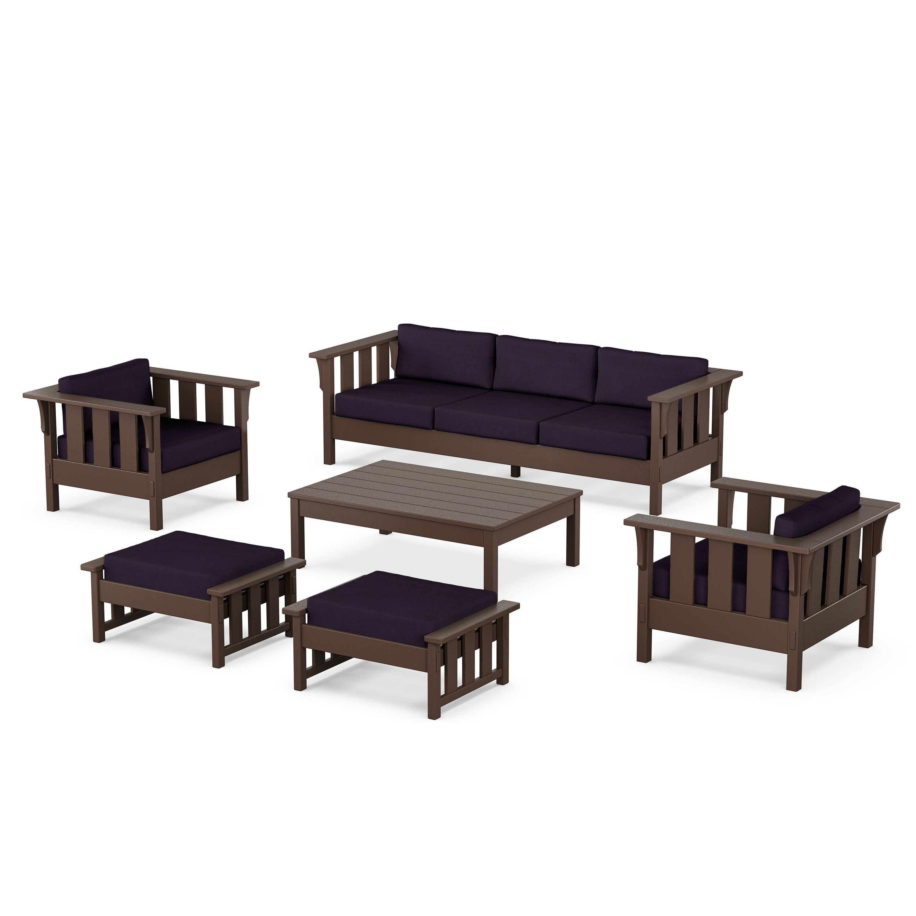 Acadia 6-Piece Lounge Sofa Set