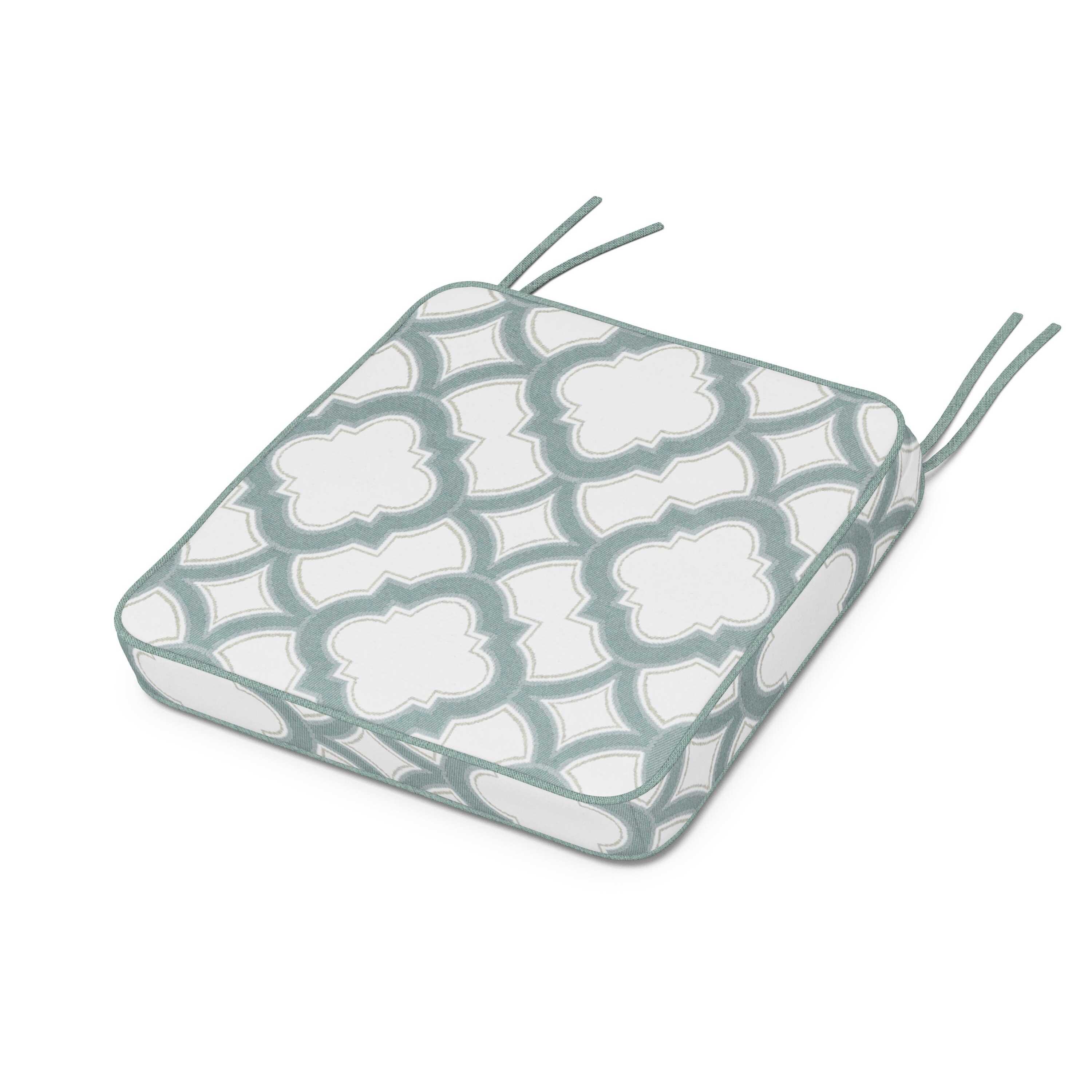 Chinoiserie Side Chair Seat Cushion