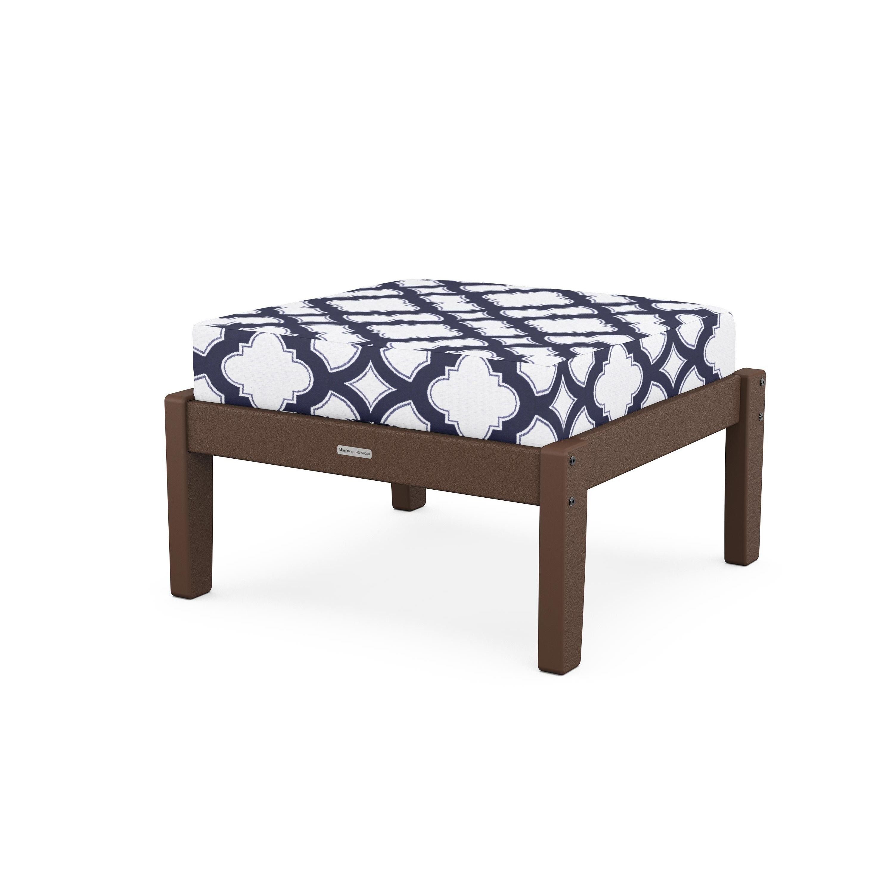 Chinoiserie Deep Seating Ottoman