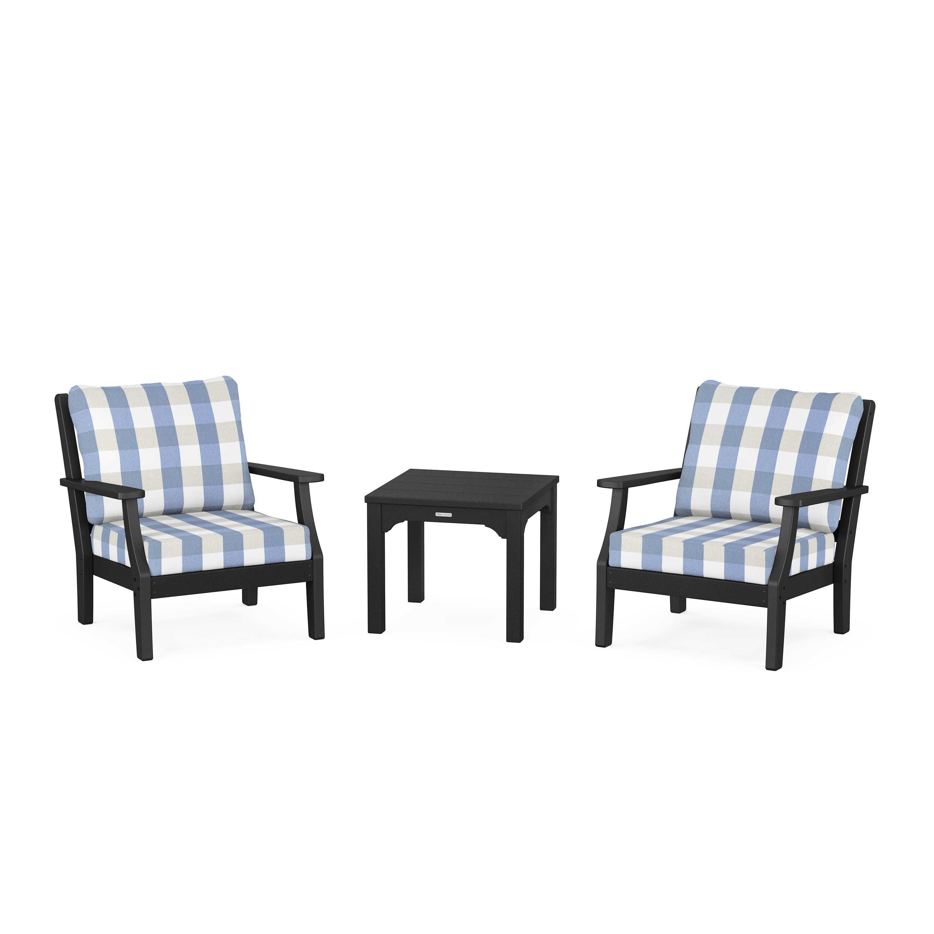 Chinoiserie 3-Piece Deep Seating Set