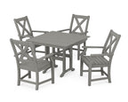 Braxton 5-Piece Farmhouse Dining Set