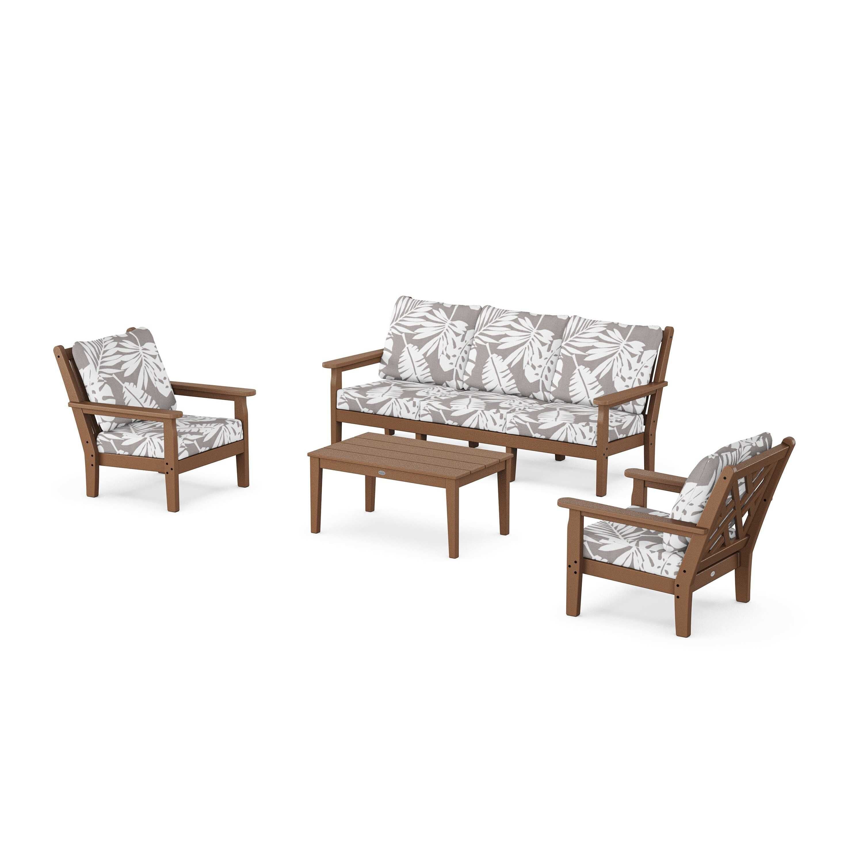 Chippendale 4-Piece Deep Seating Set with Sofa