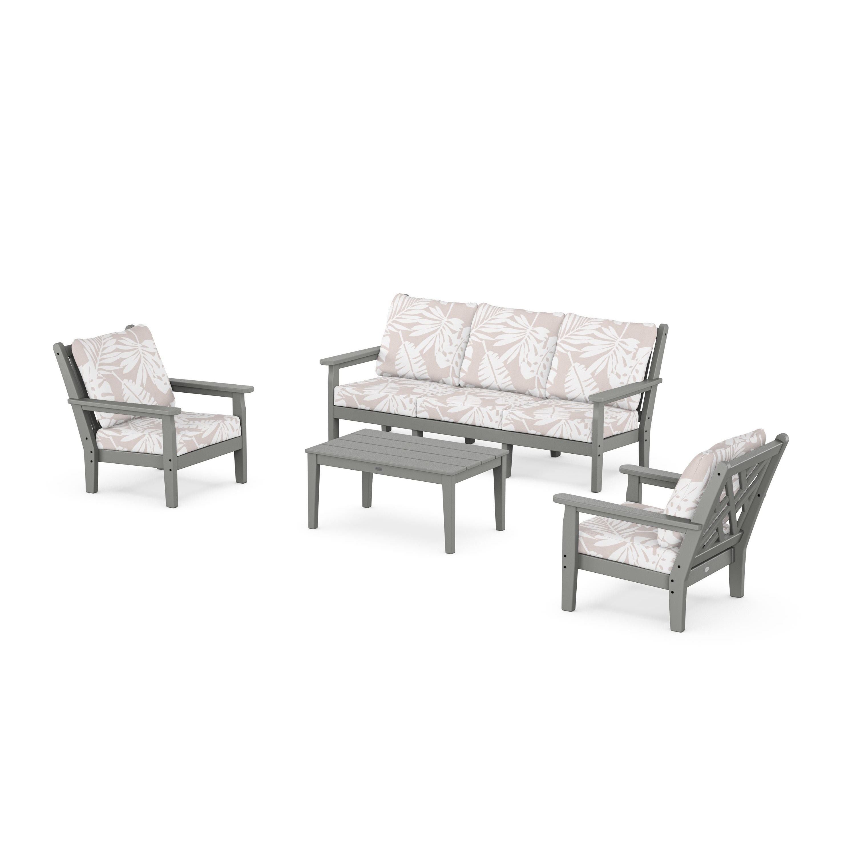 Chippendale 4-Piece Deep Seating Set with Sofa