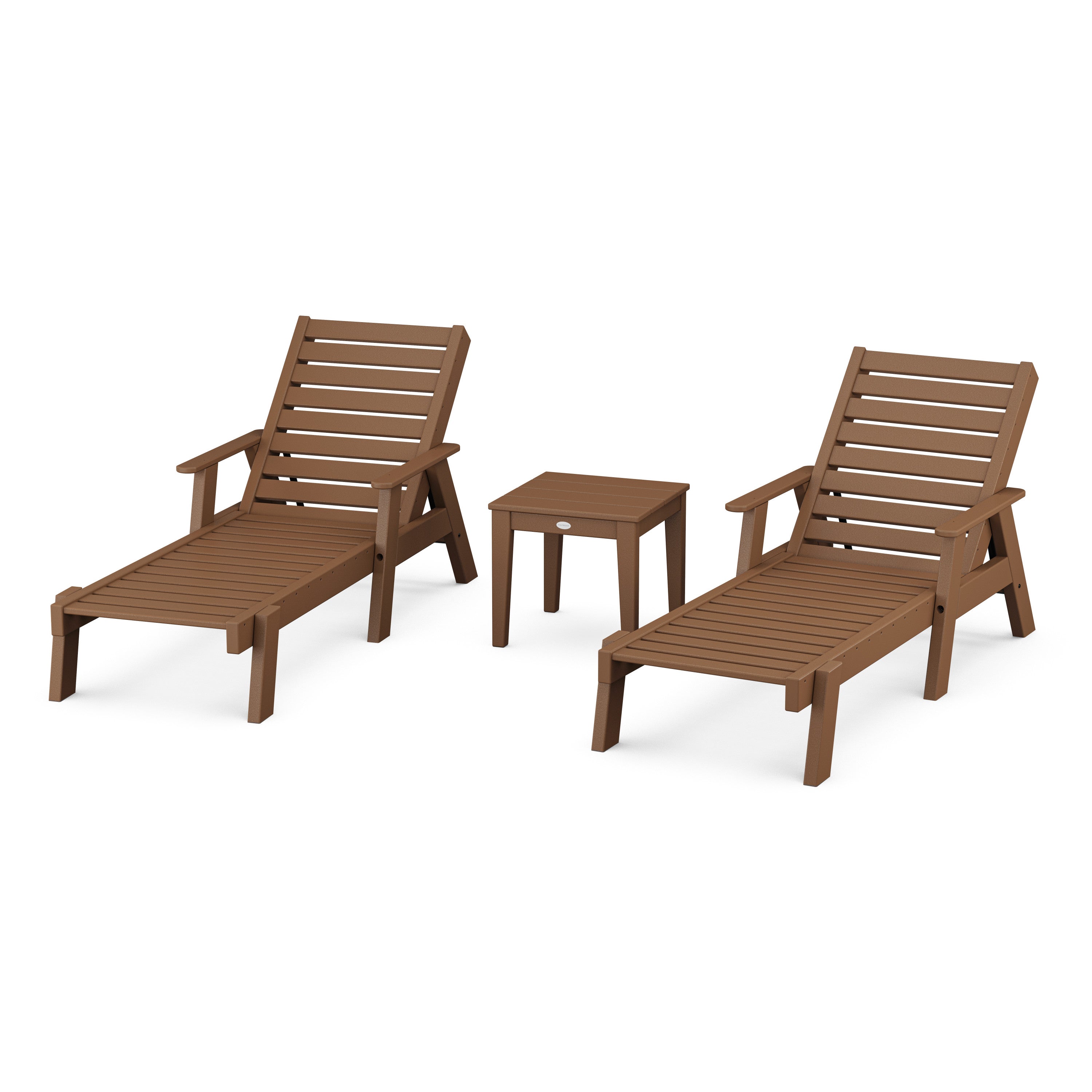 Captain Chaise 3-Piece Set with Arms