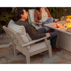 Chinoiserie 5-Piece Deep Seating Set with Fire Pit Table
