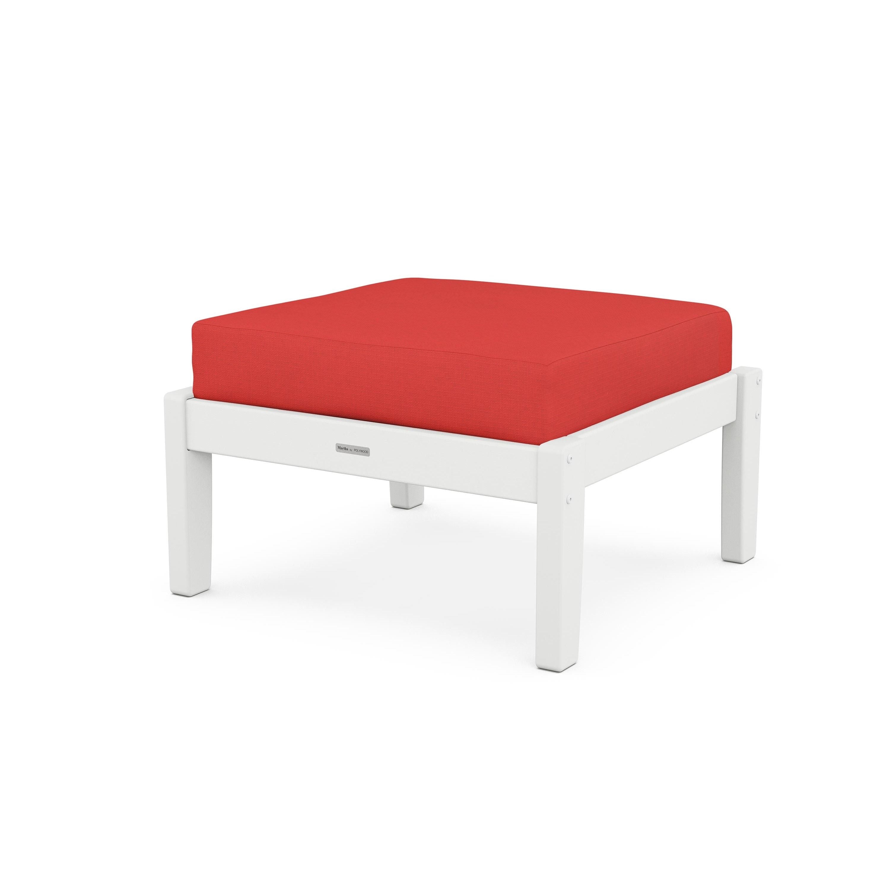 Chinoiserie Deep Seating Ottoman