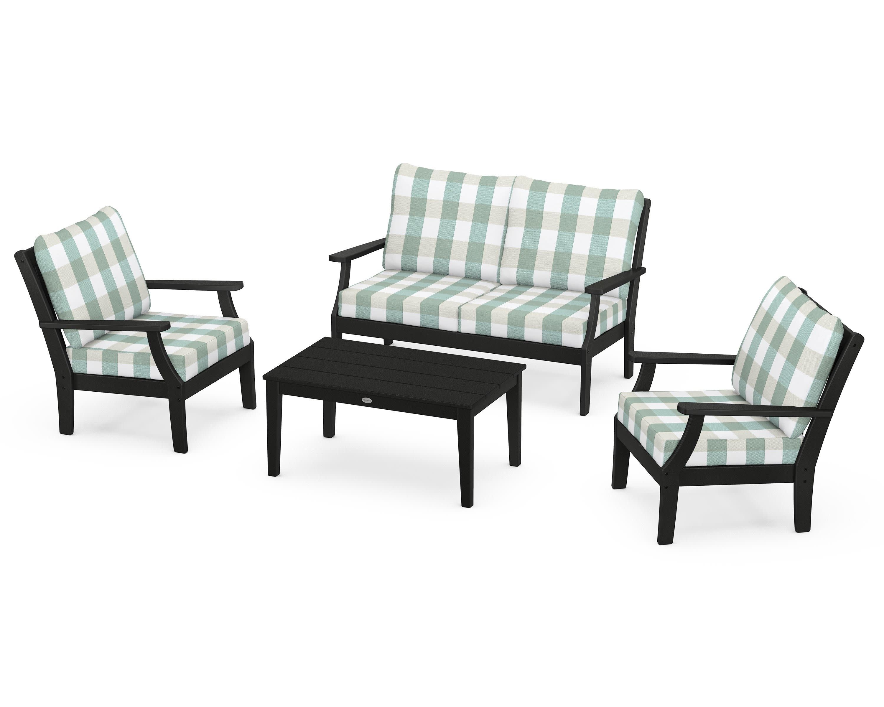 Braxton 4-Piece Deep Seating Chair Set