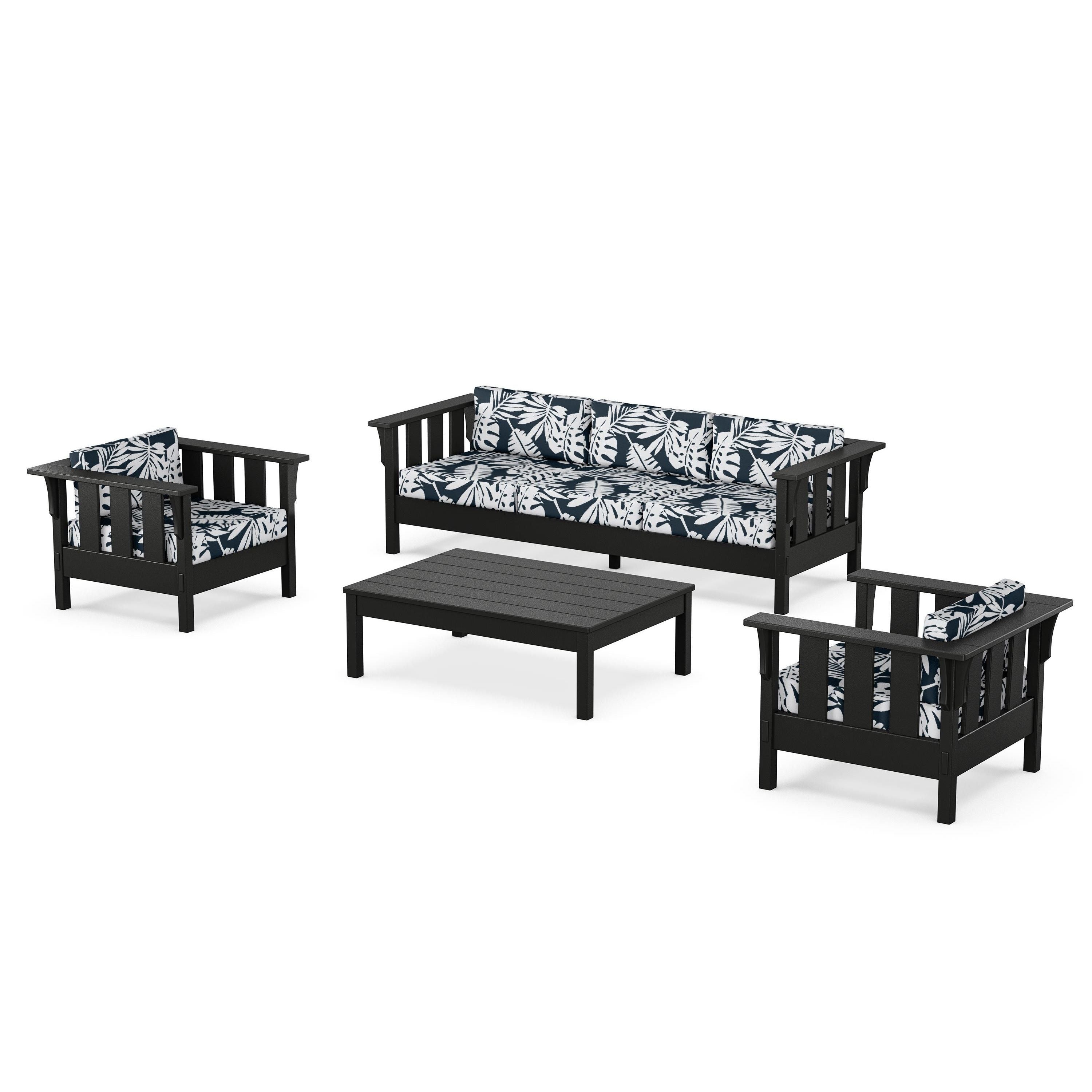 Acadia 4-Piece Deep Seating Set with Sofa