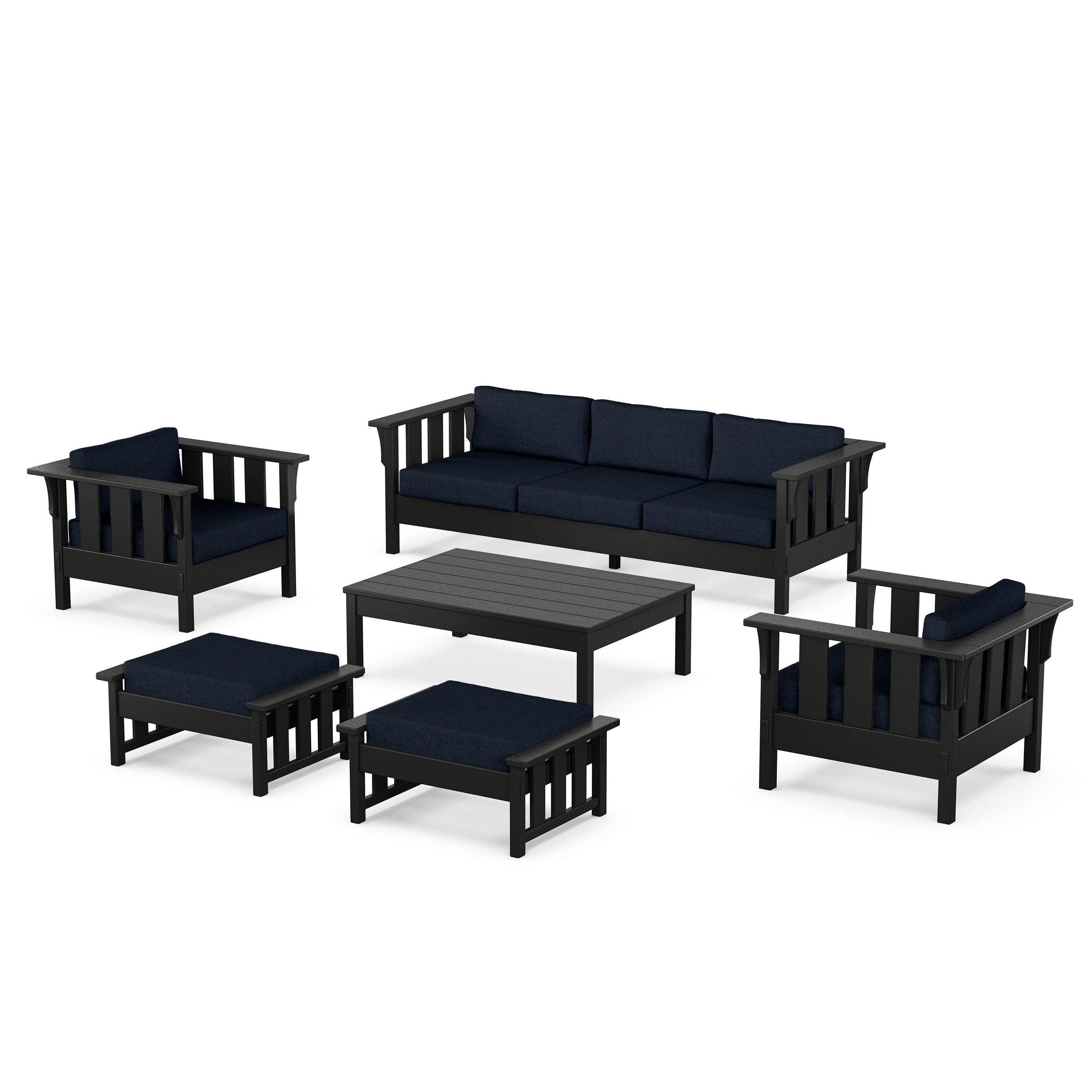 Acadia 6-Piece Lounge Sofa Set