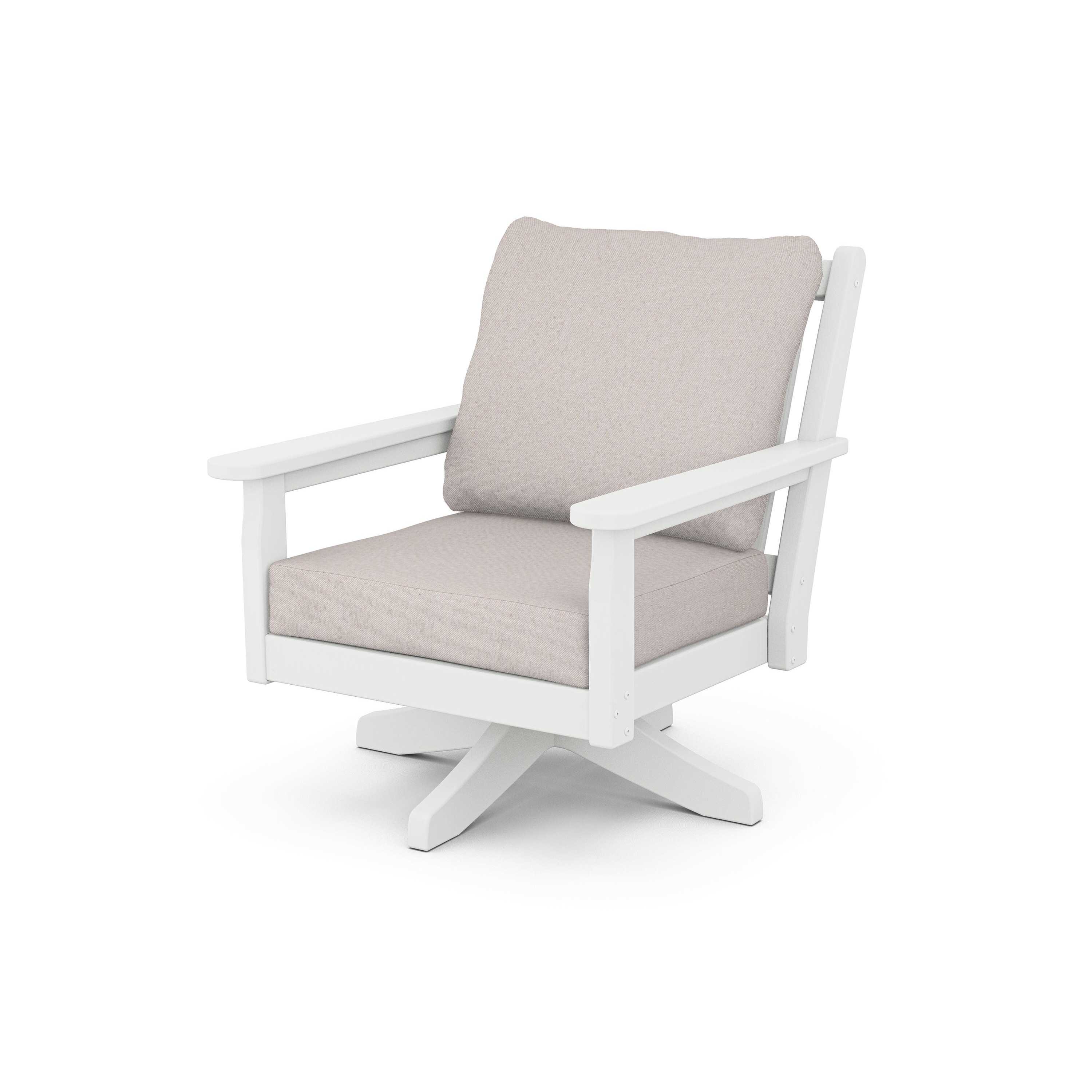 Chippendale Deep Seating Swivel Chair