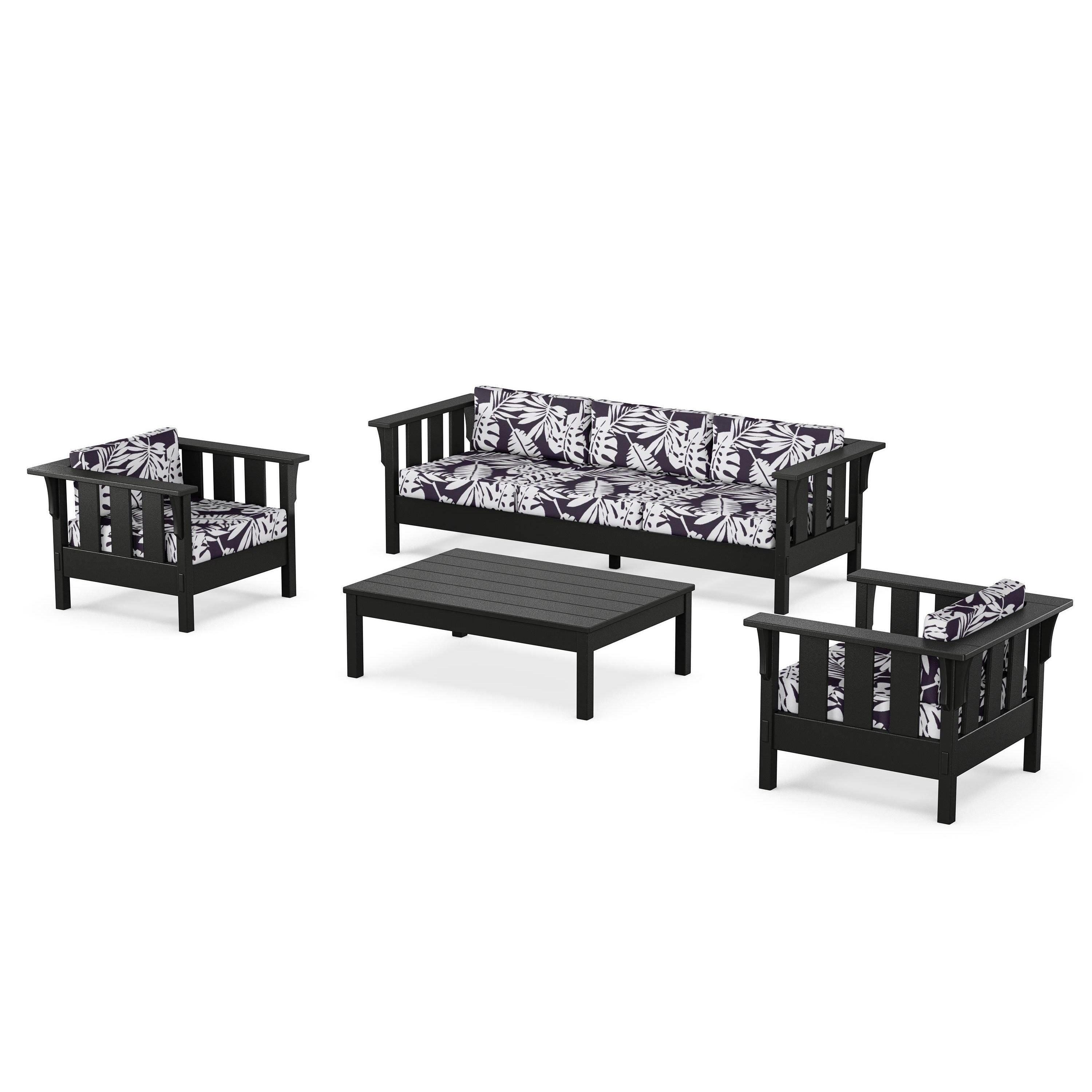 Acadia 4-Piece Deep Seating Set with Sofa