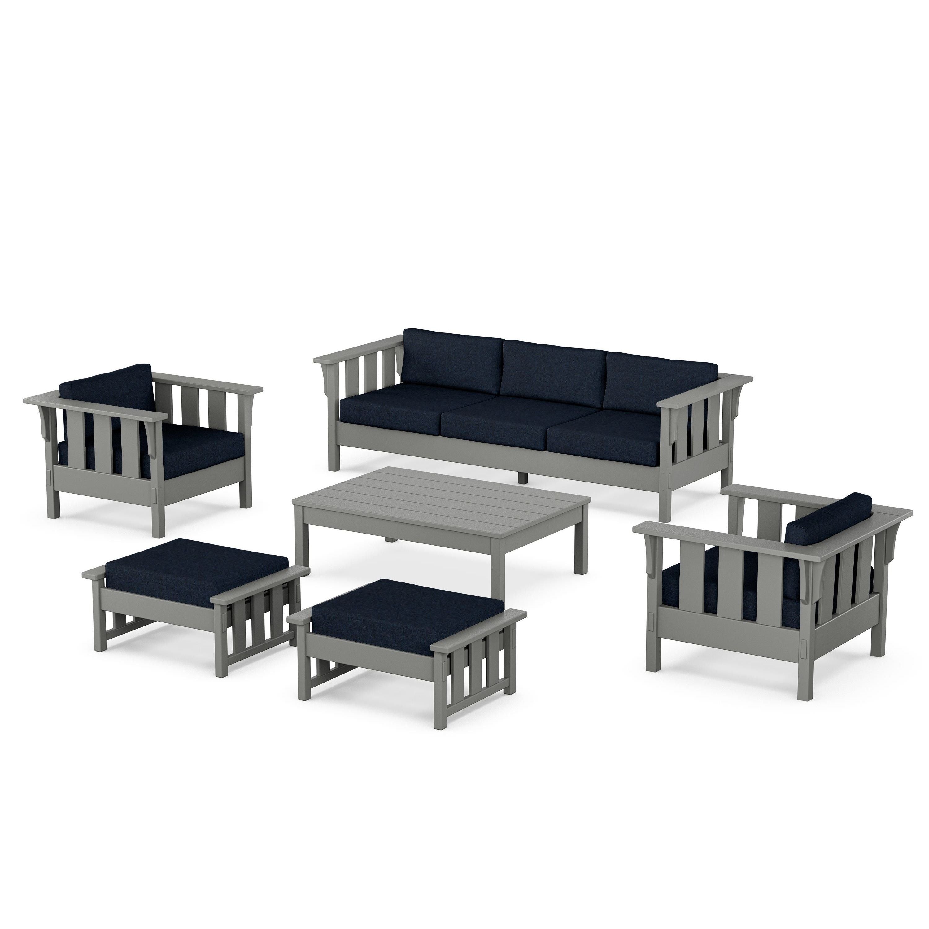 Acadia 6-Piece Lounge Sofa Set