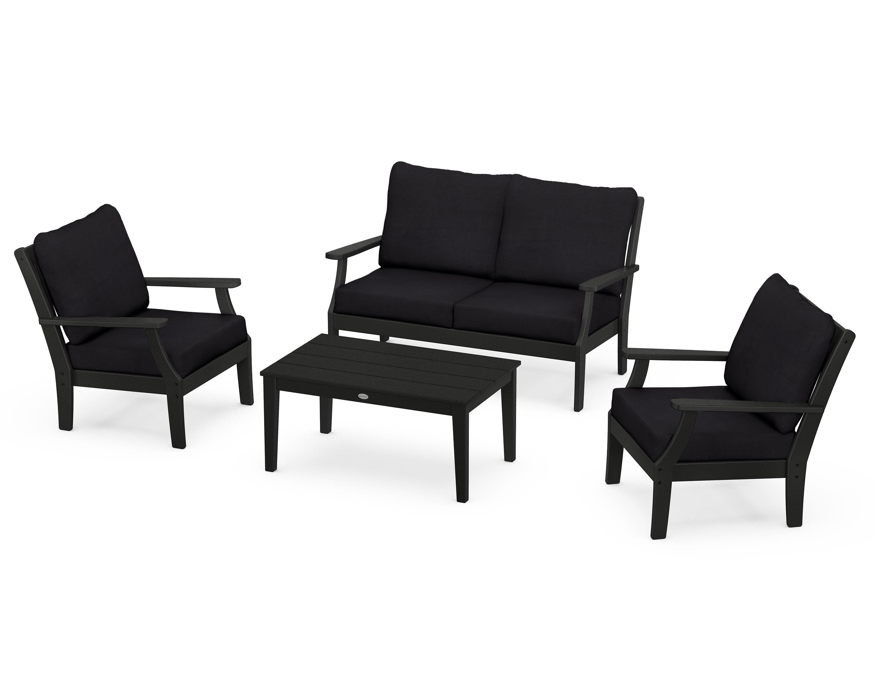 Braxton 4-Piece Deep Seating Chair Set