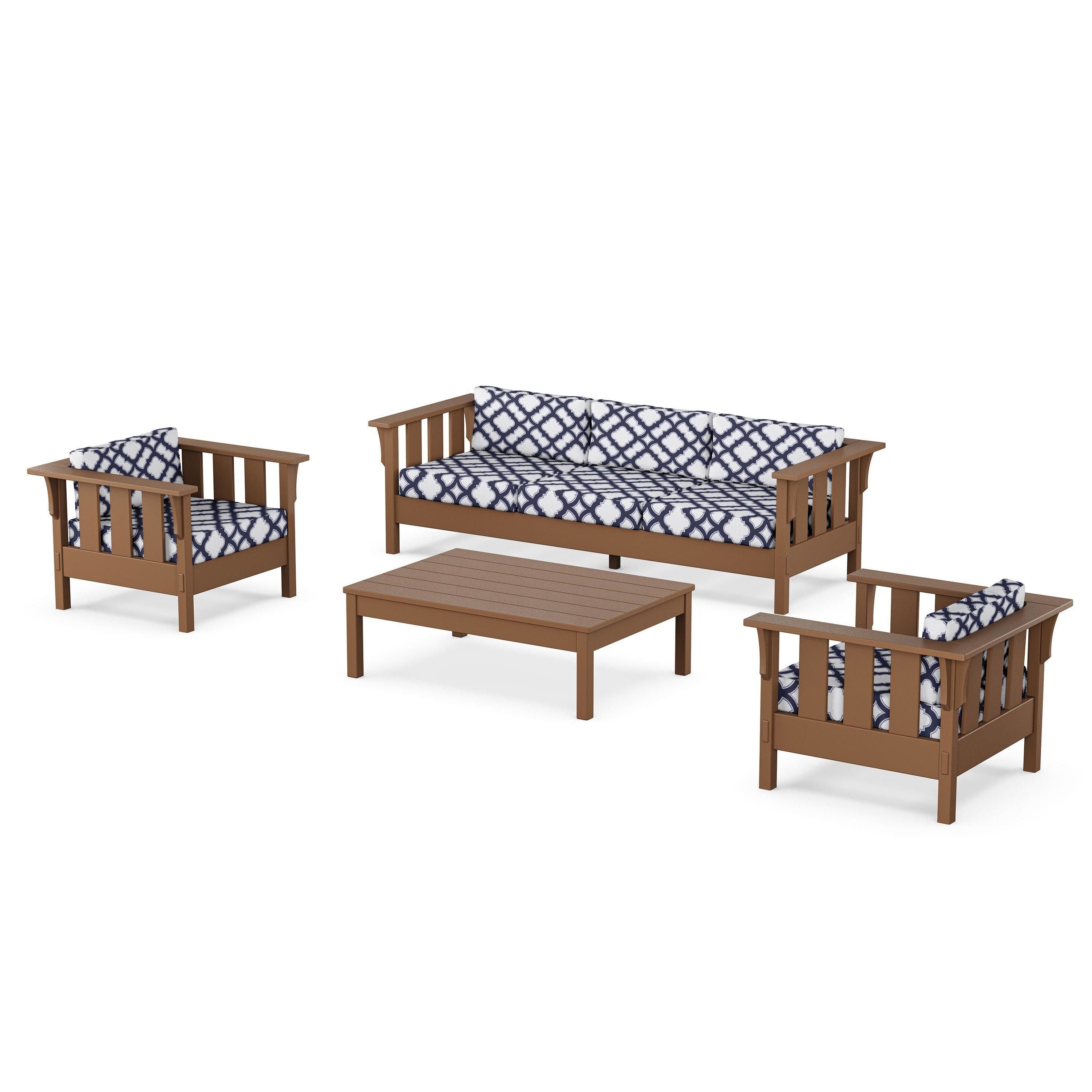 Acadia 4-Piece Deep Seating Set with Sofa