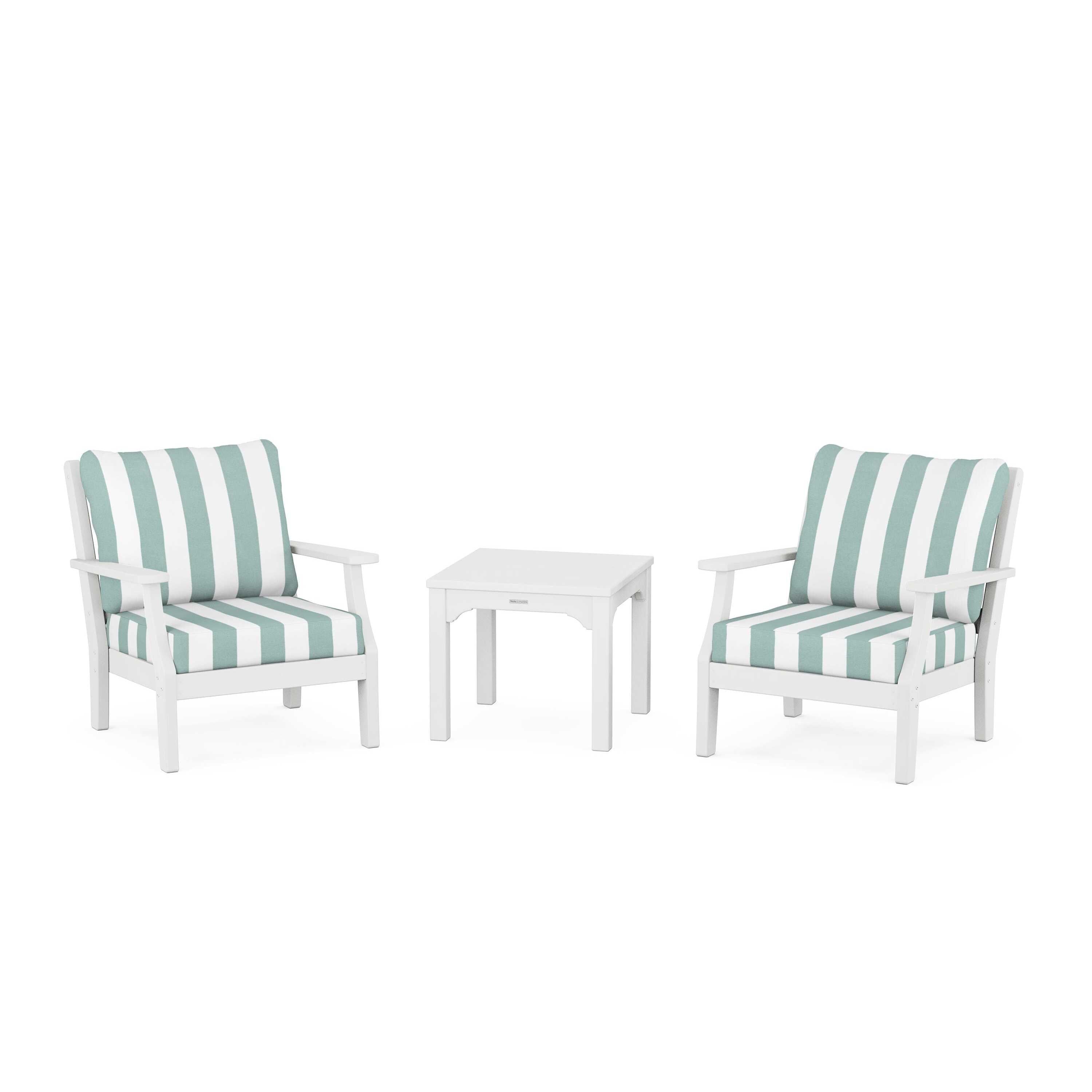 Chinoiserie 3-Piece Deep Seating Set